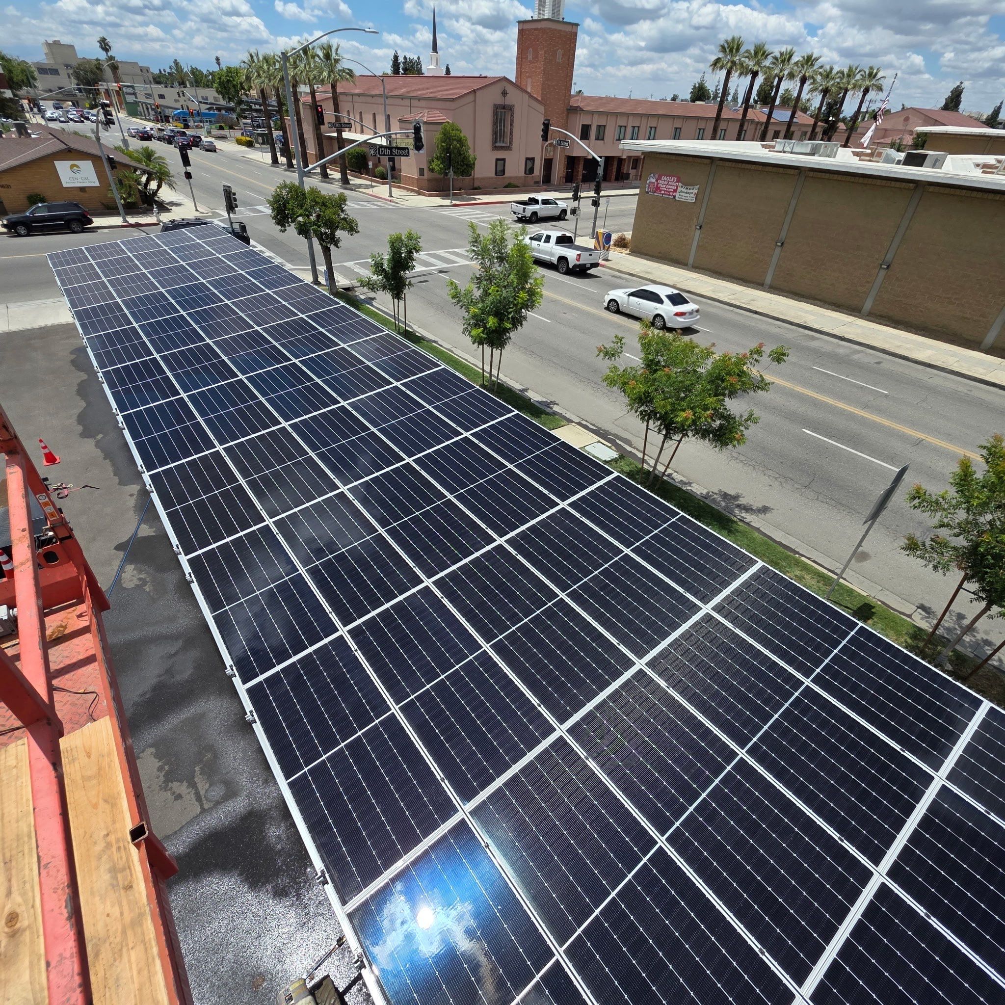 Commercial Solar Panel Cleaning by Palm Coast Solar Cleaning