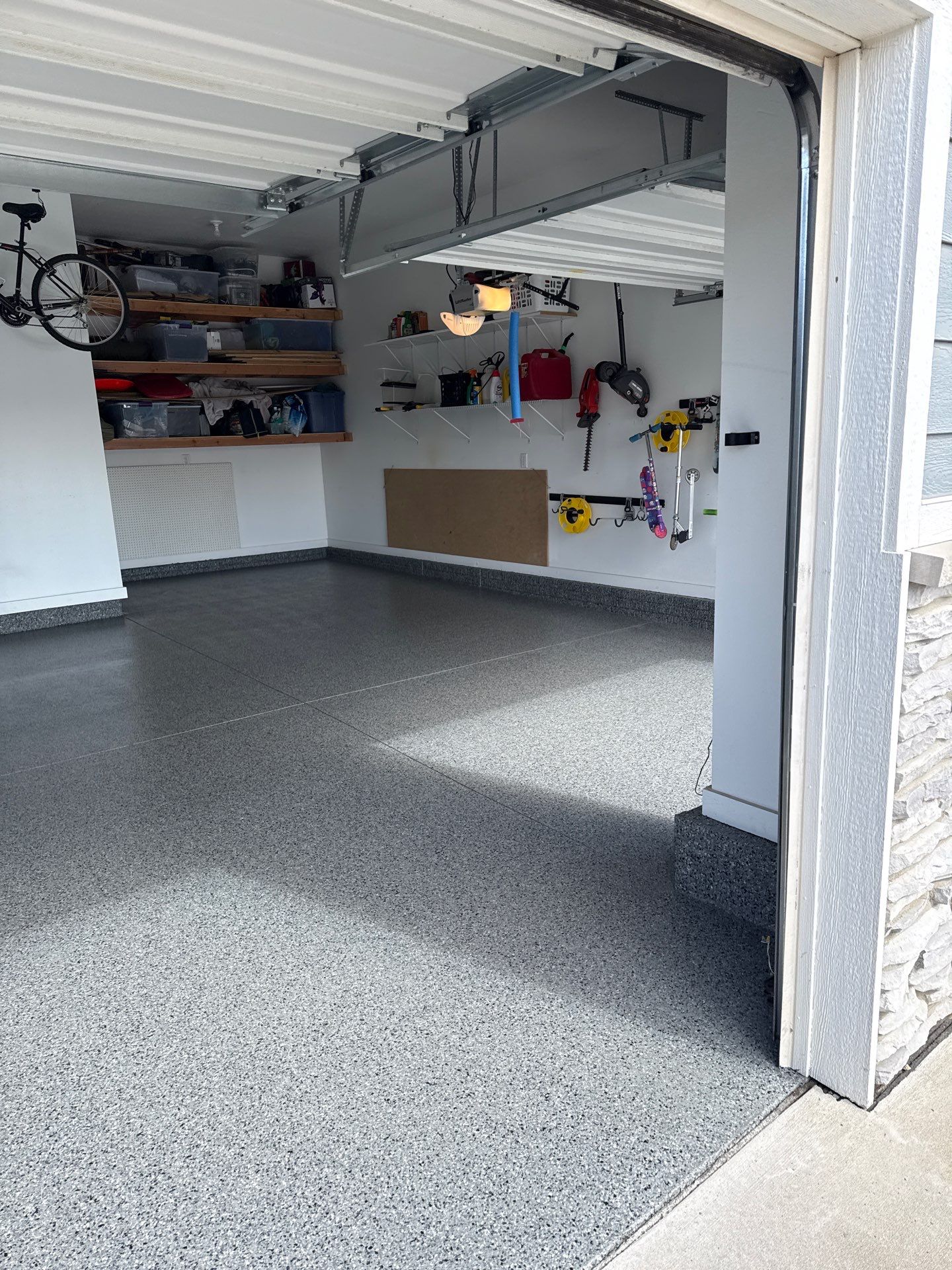 Epoxy Floor Coating Before Graduation Season!  by Revival Concrete Coatings