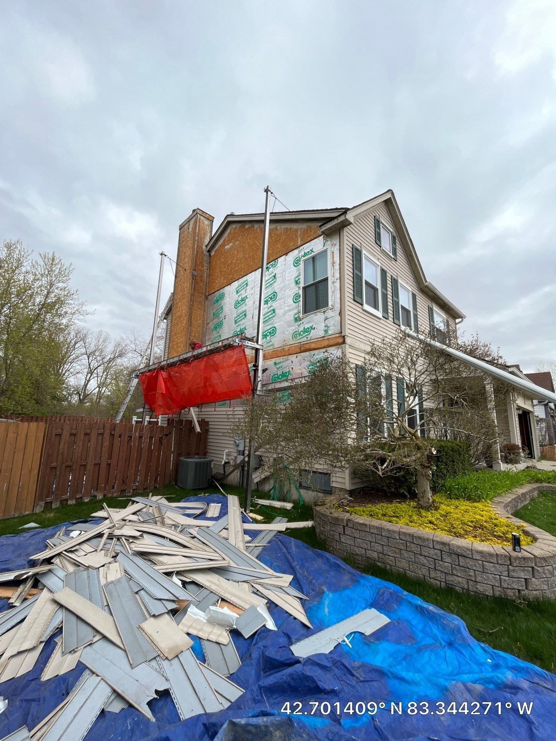 Siding Replacement using CertainTeed Restoration Classis D4 by 180 Contractors