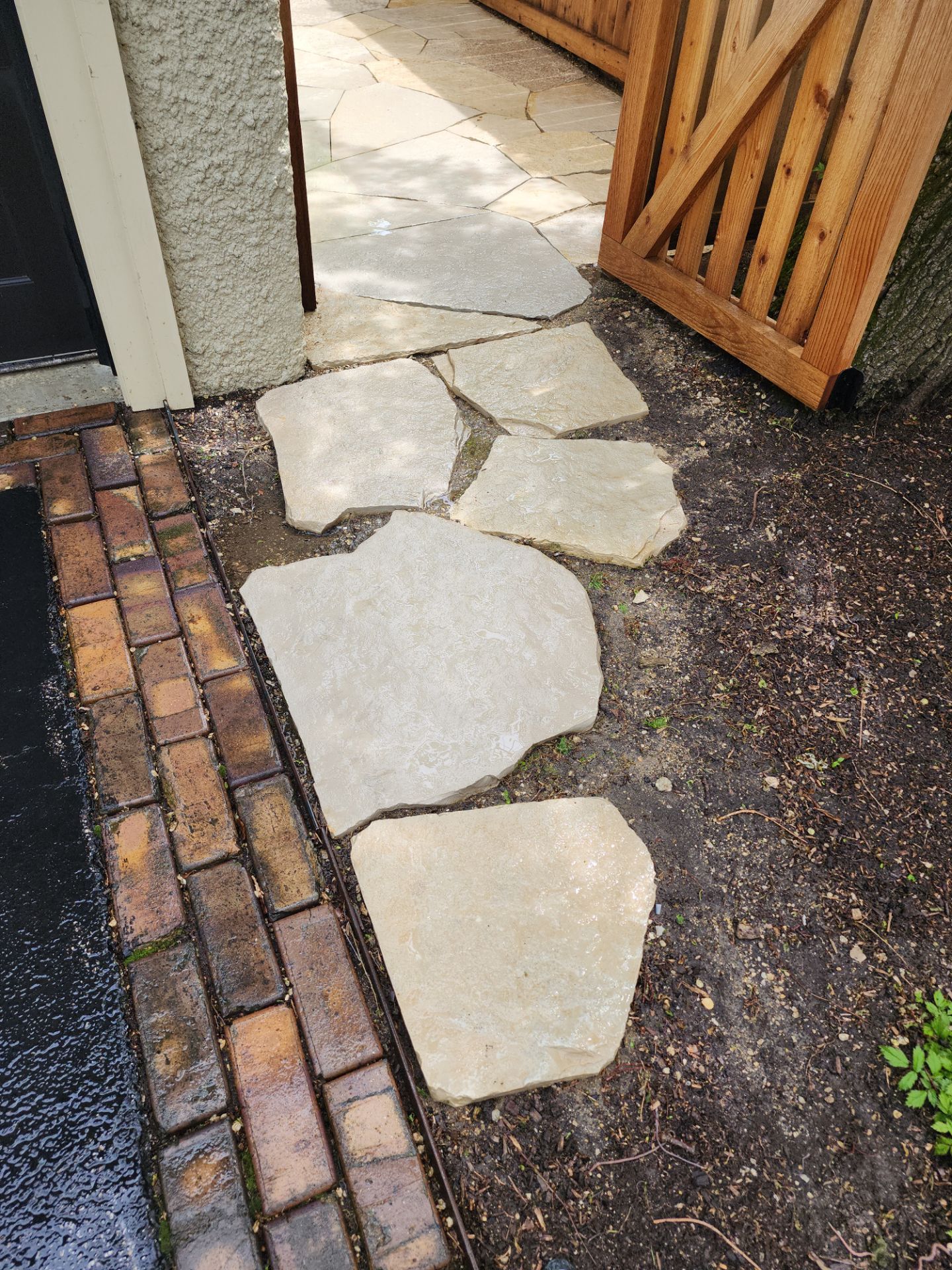 Natural Stone Surface Pressure Washing by Northern Power Washing LLC.