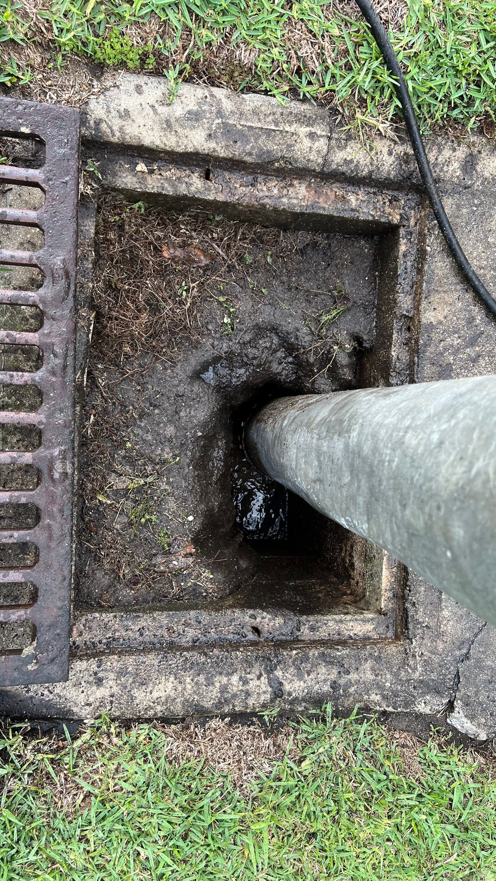Naples Private Airport Community Catch Basin Cleaning by APS Power & Water