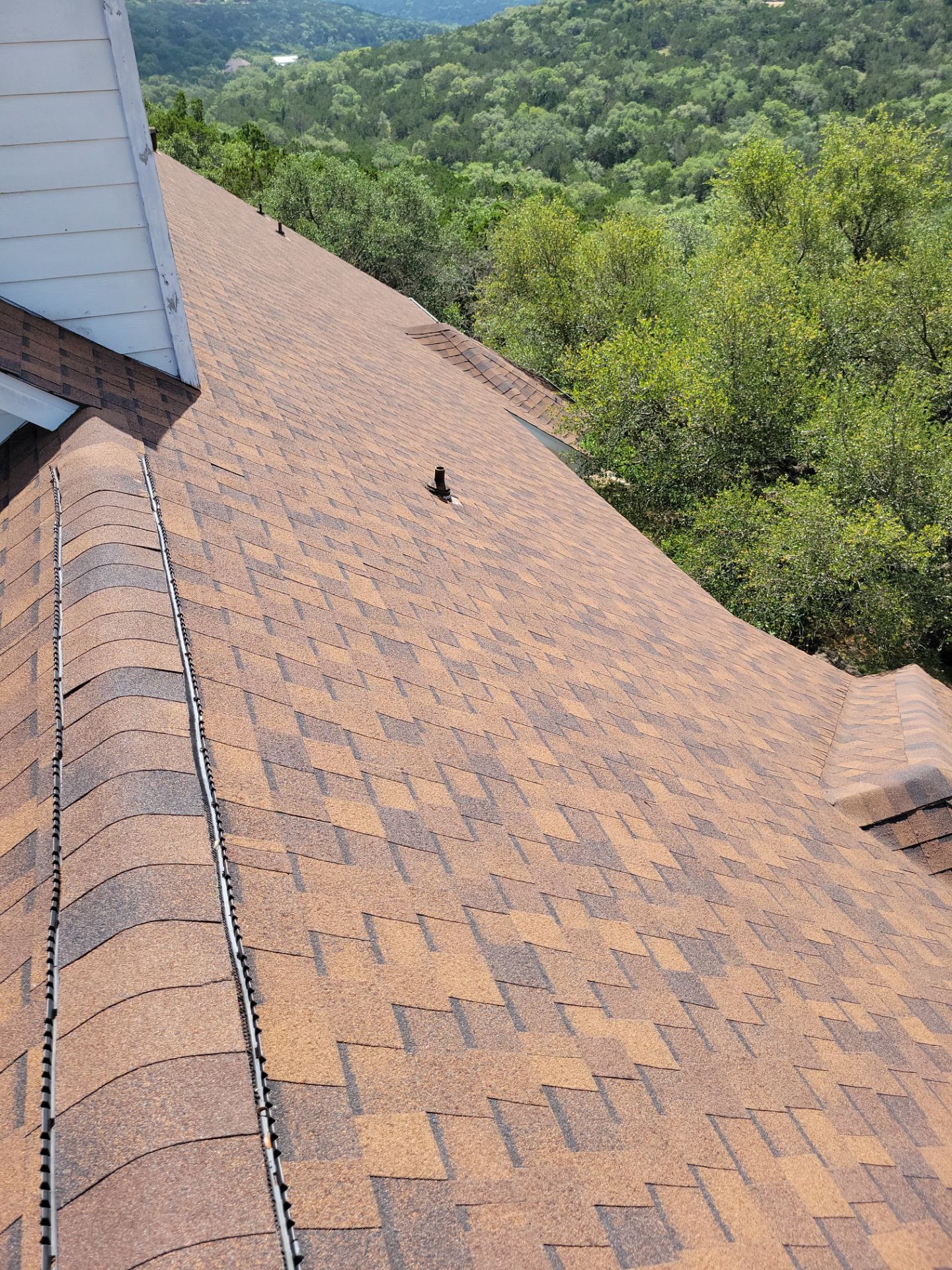 Architectural Shingle Roof Replacement for San Antonio Brick Home by Heaven Sent Roofing, LLC