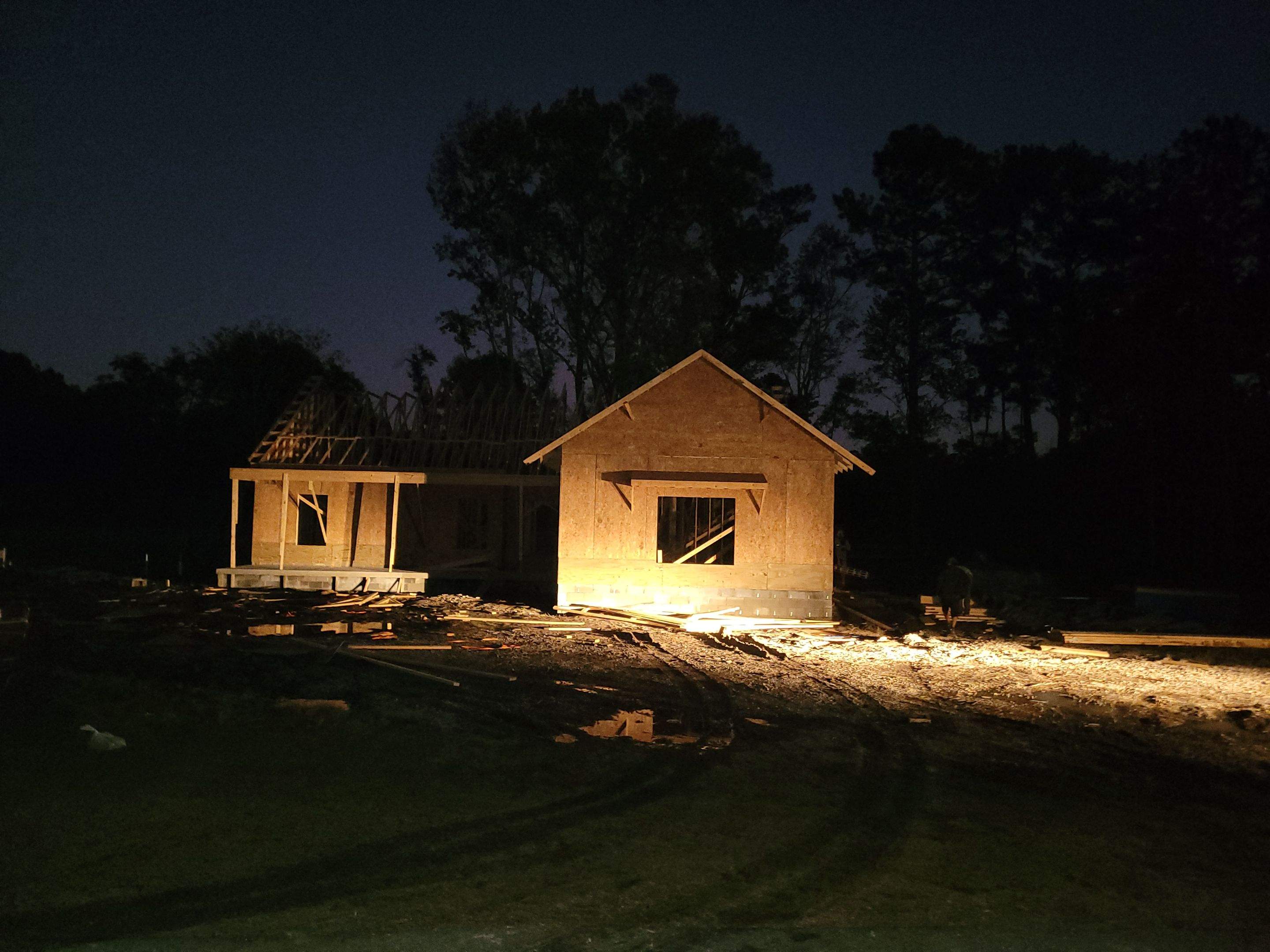 New Home Construction using brick and vertical vinyl by Cornerstone Home Builders, LLC