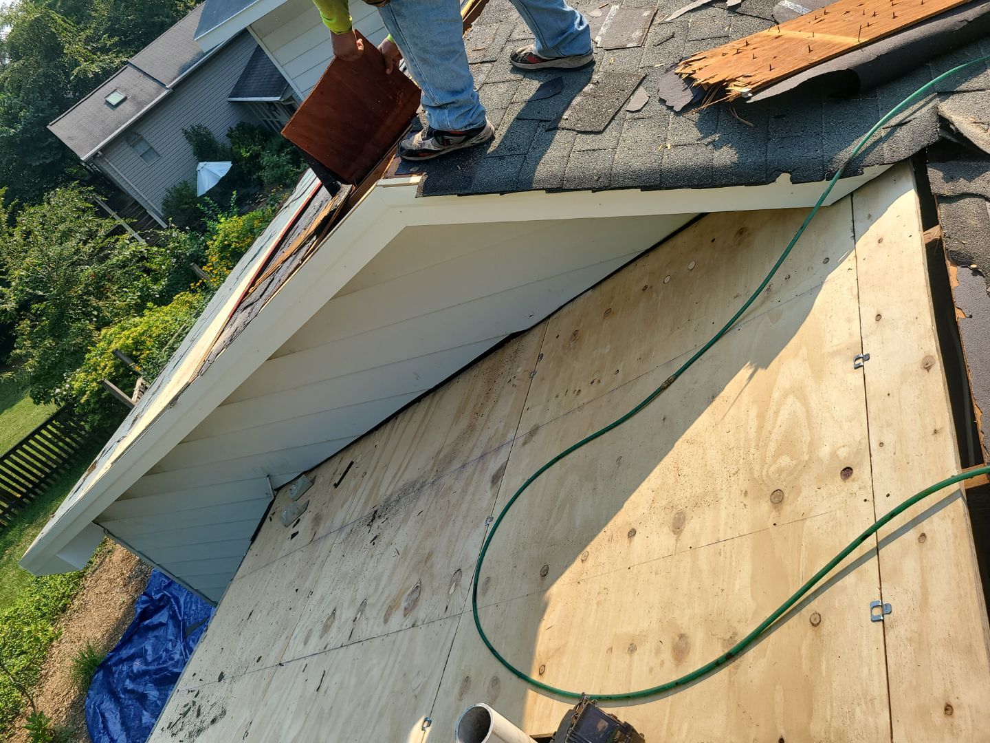 Vienna: Multi-Trade Restoration with CertainTeed Landmark Shingles in Charcoal Black by RM Banning, Inc.