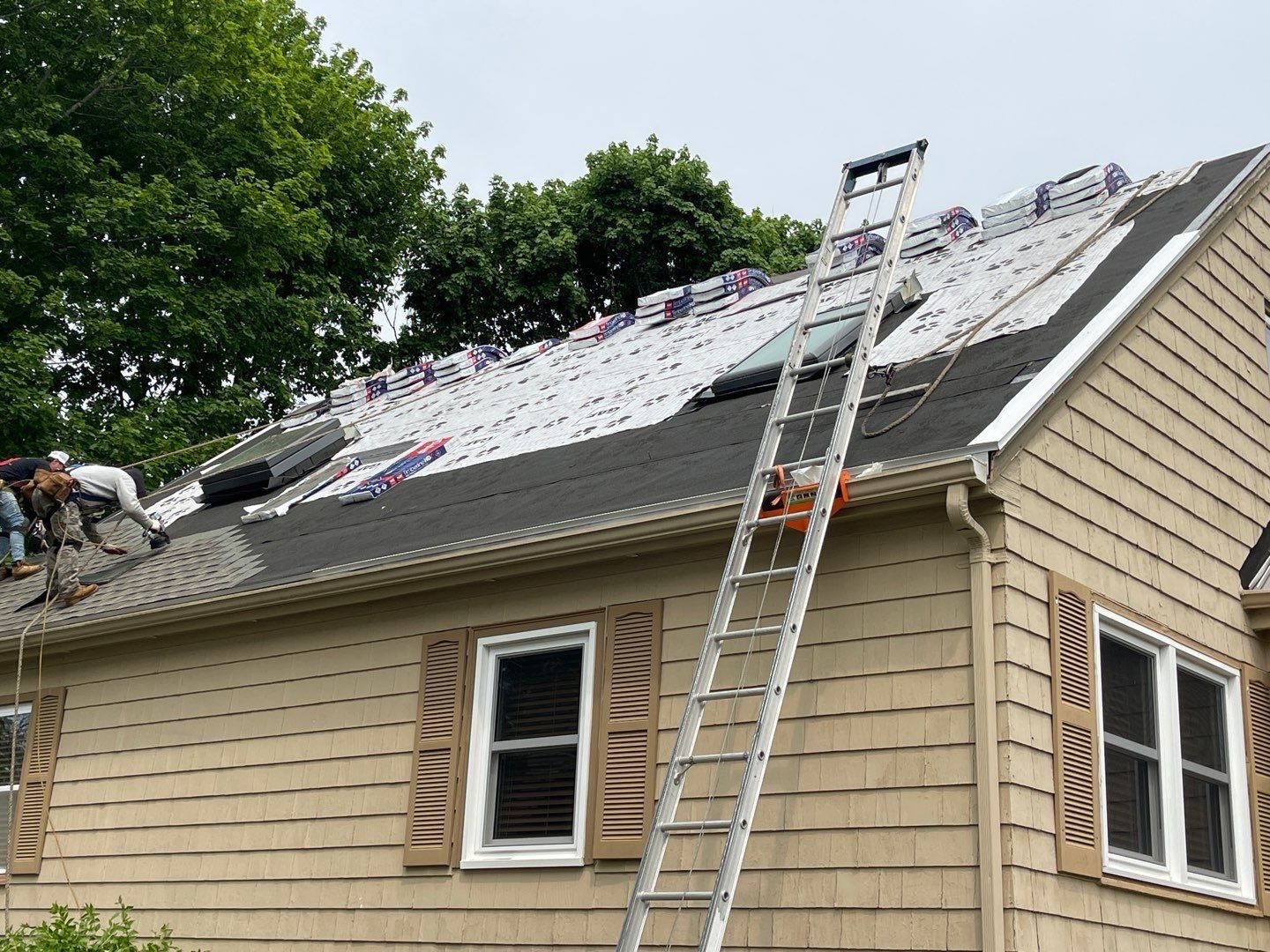 Residential Roofing Installation using GAF Timberline HDZ by Sensible Home Solutions
