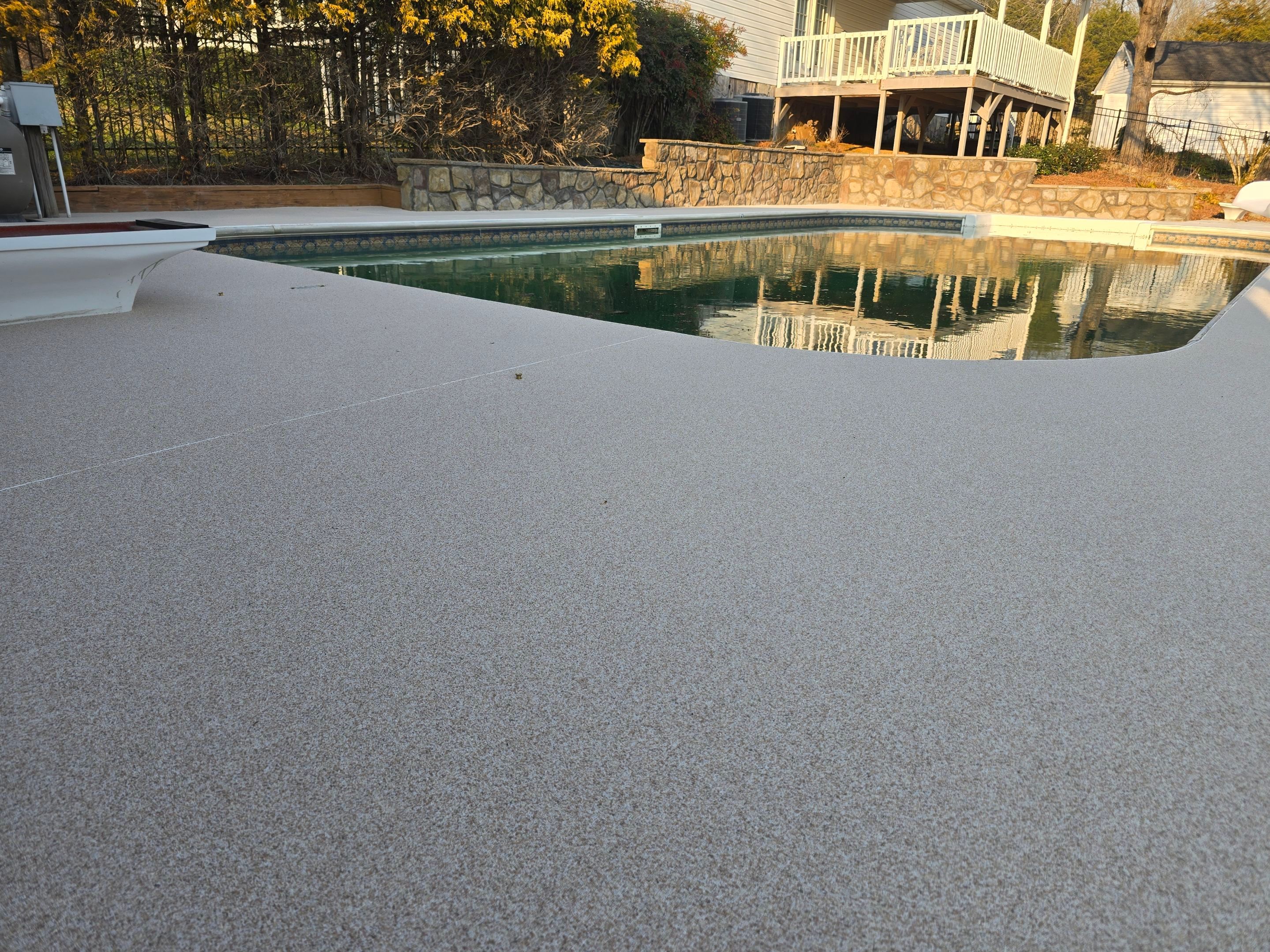 Pool Deck using Breaking Dawn by Elite Floor Solutions