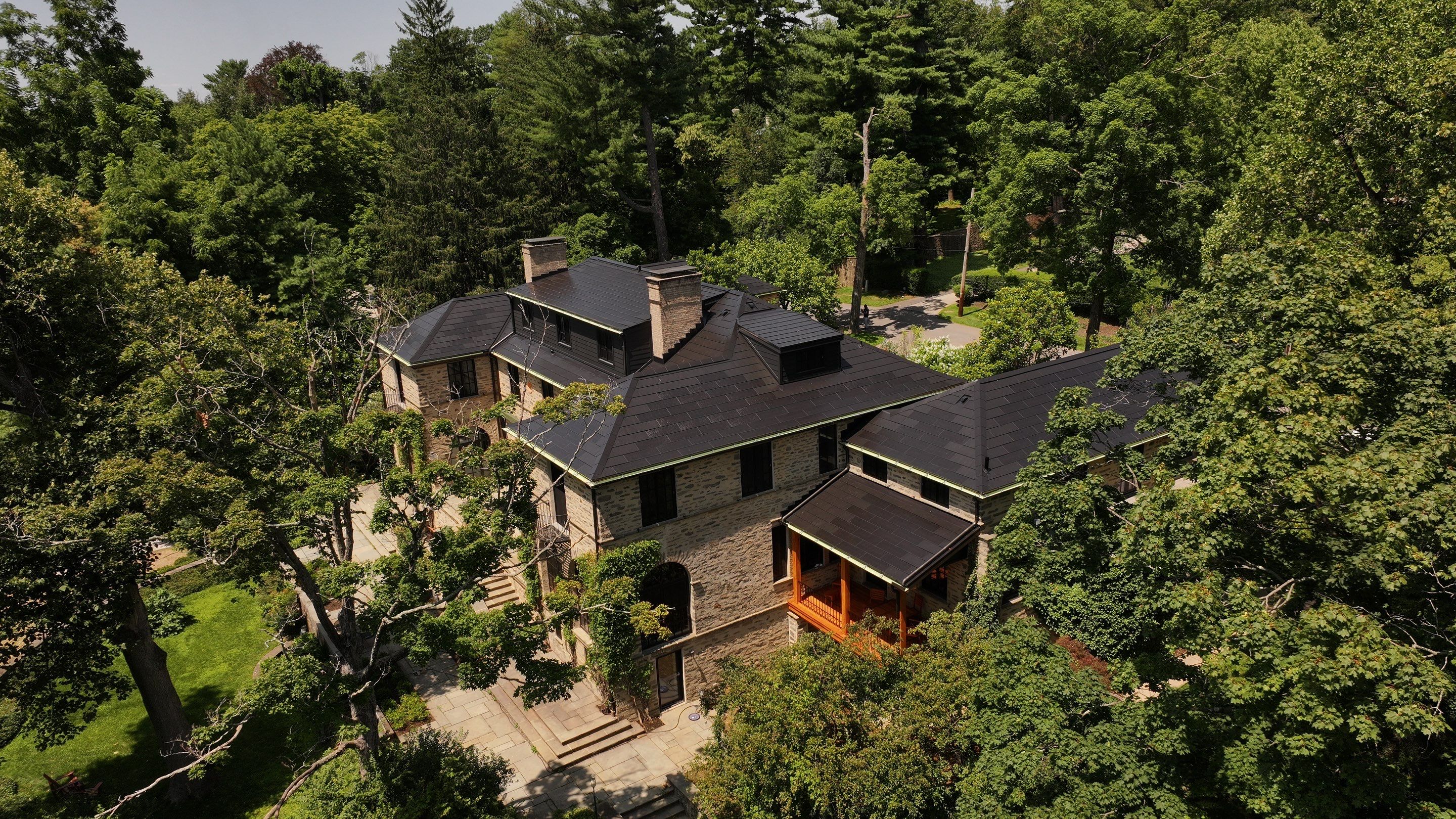 Tesla Solar Roof and SPAN Panel Installation in Philadelphia by American Home Contractors