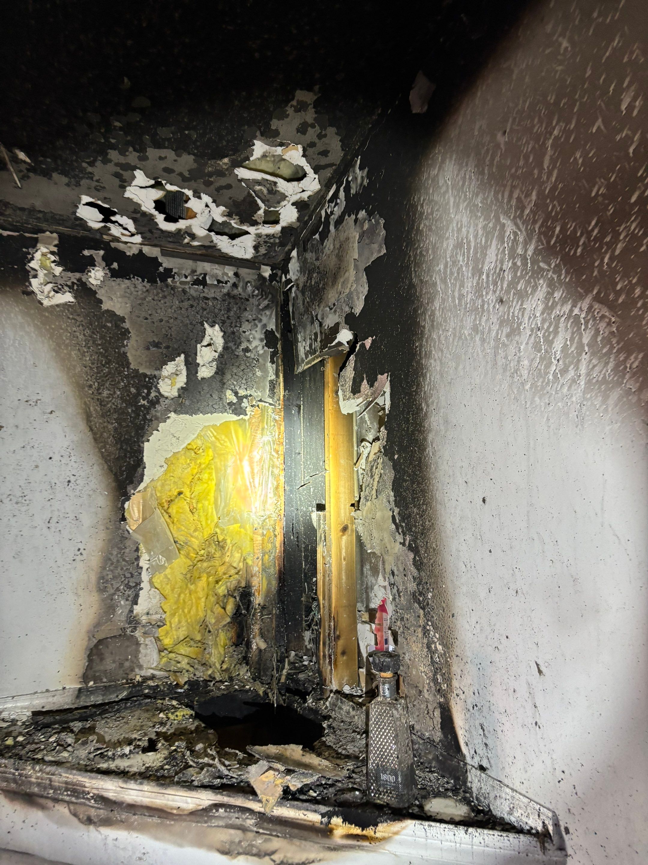 Interior repair by fire damage by Just Brilliant Restoration JBR