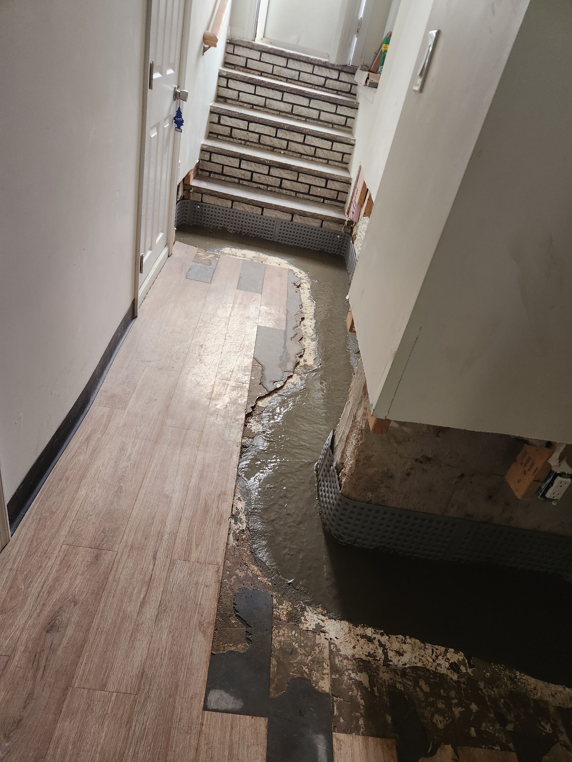 Interior French Drain Kearny NJ by Pure Service Pro, LLC 