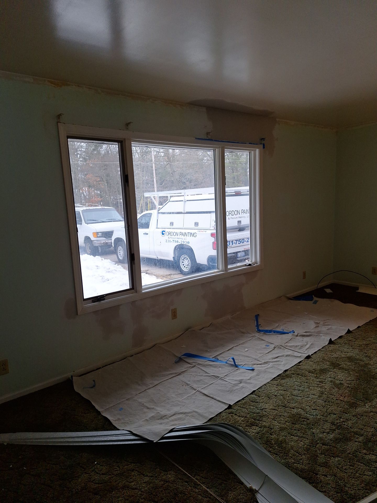 Drywall repairs/ family room by Gordon Painting