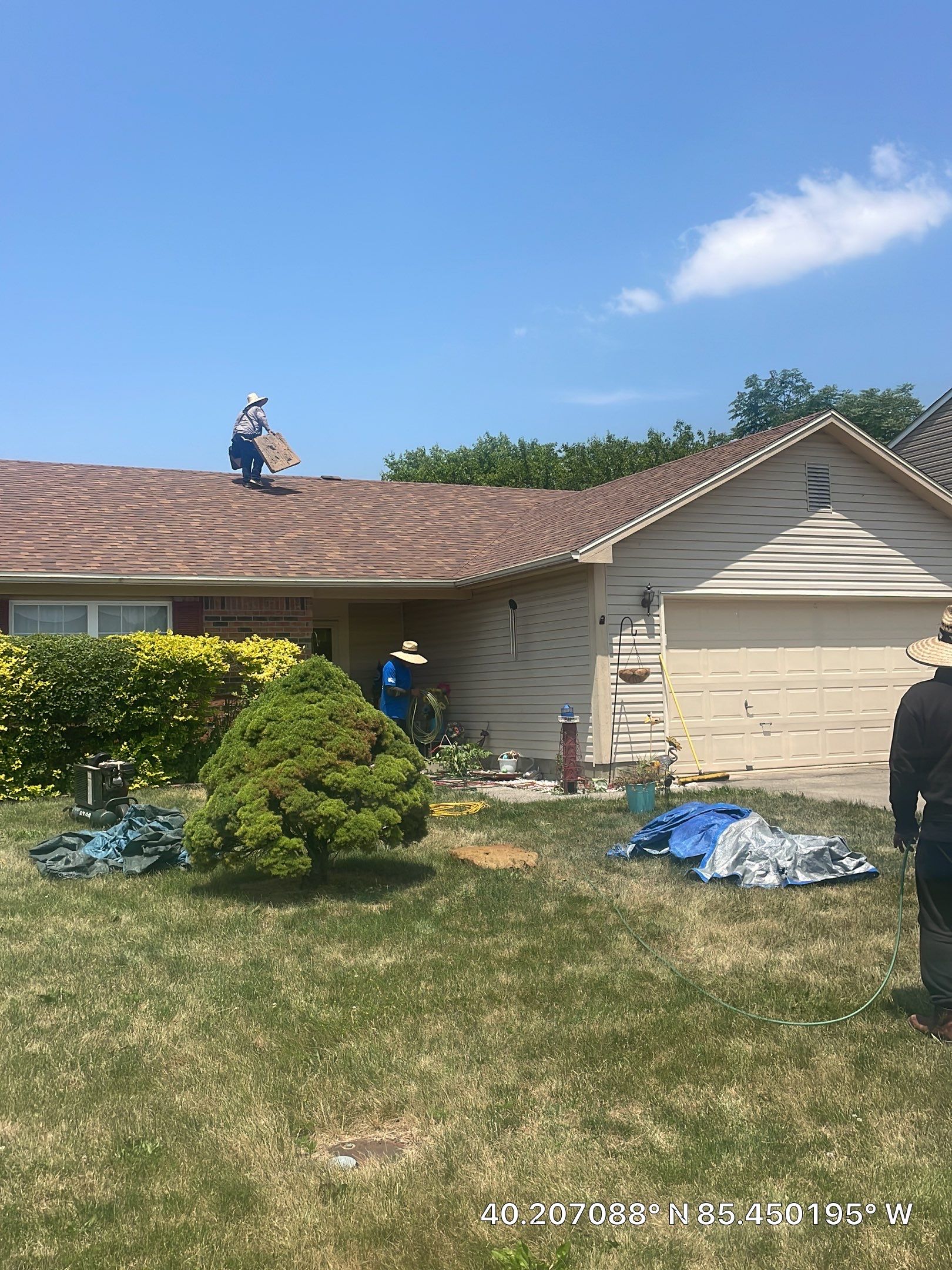 Project in Muncie, IN by Rodeffer Roofing INC