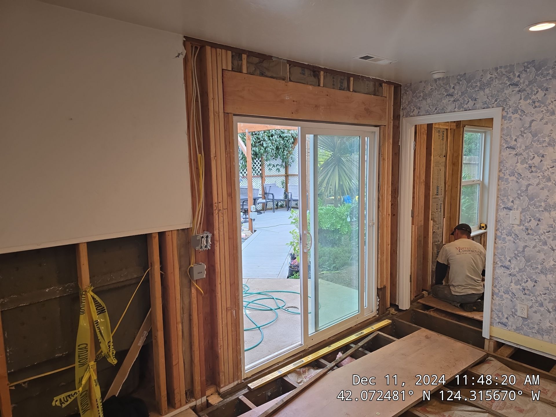 Structural Subfloor Repair and LVP Flooring Installation in Brookings by KMD Surfaces INC.