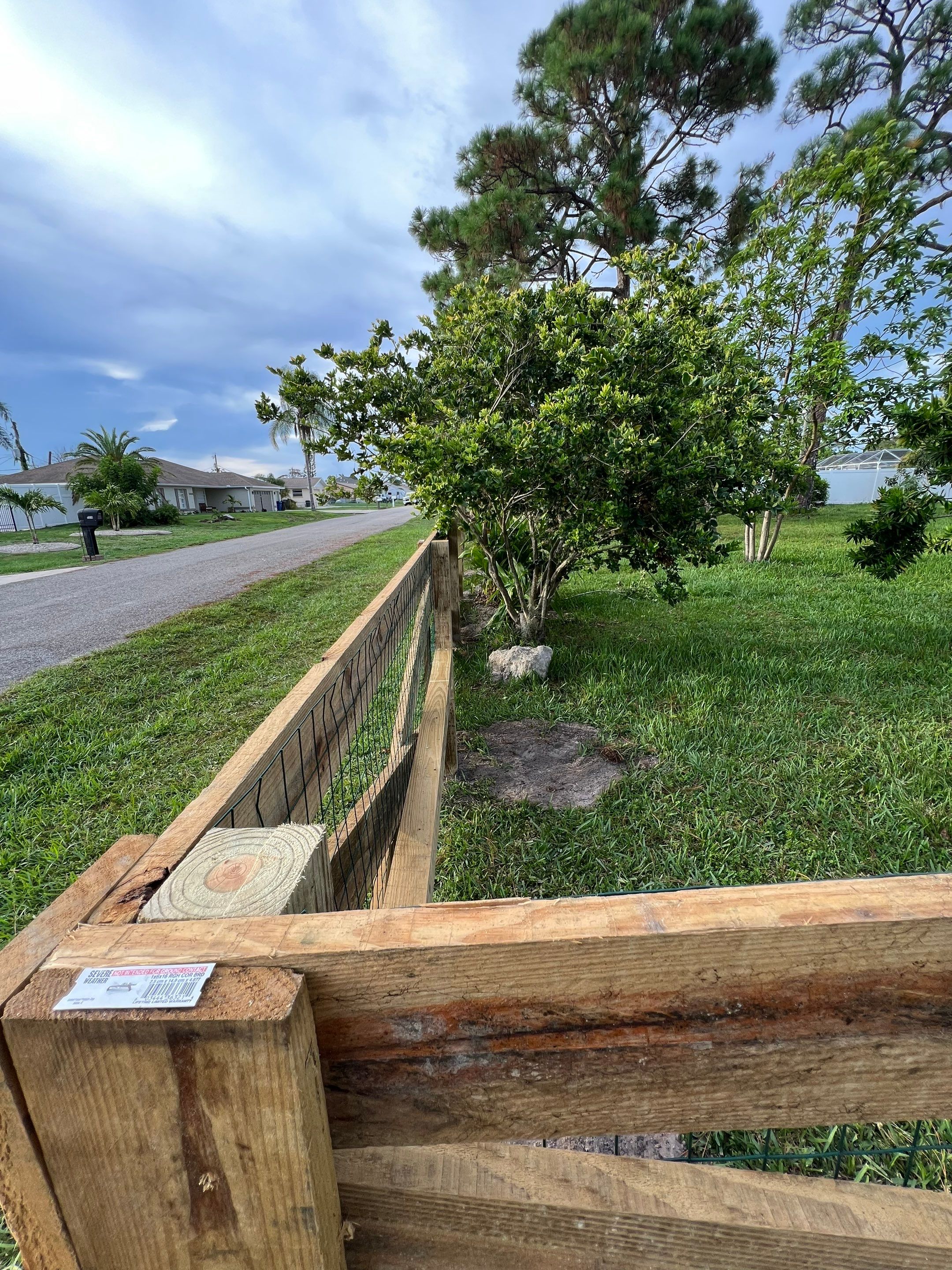 Wood Fence Installation using 4x10 Ranch Gate  by Asap fence and gates, LLC