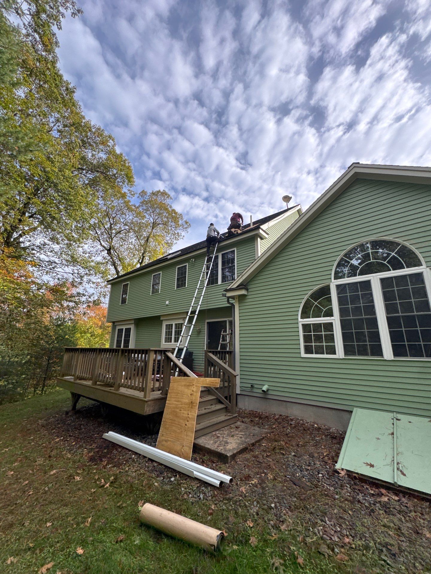 Pipe Boot Leak Repair & Gutter Replacement | Littleton, MA by Mighty Dog Roofing of Greater Middlesex County