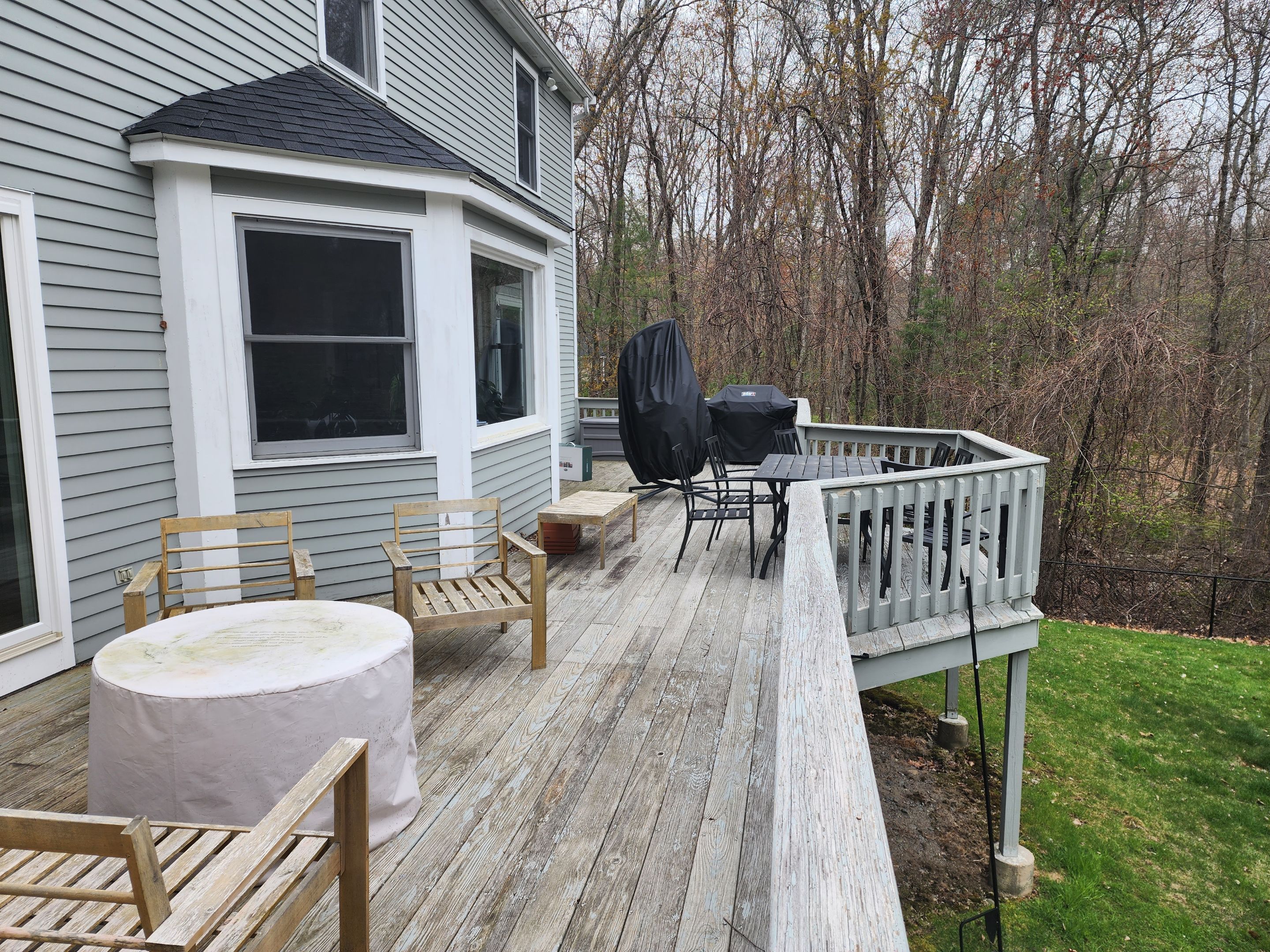 Deck refacing project in Framingham, MA by UBrothers Construction
