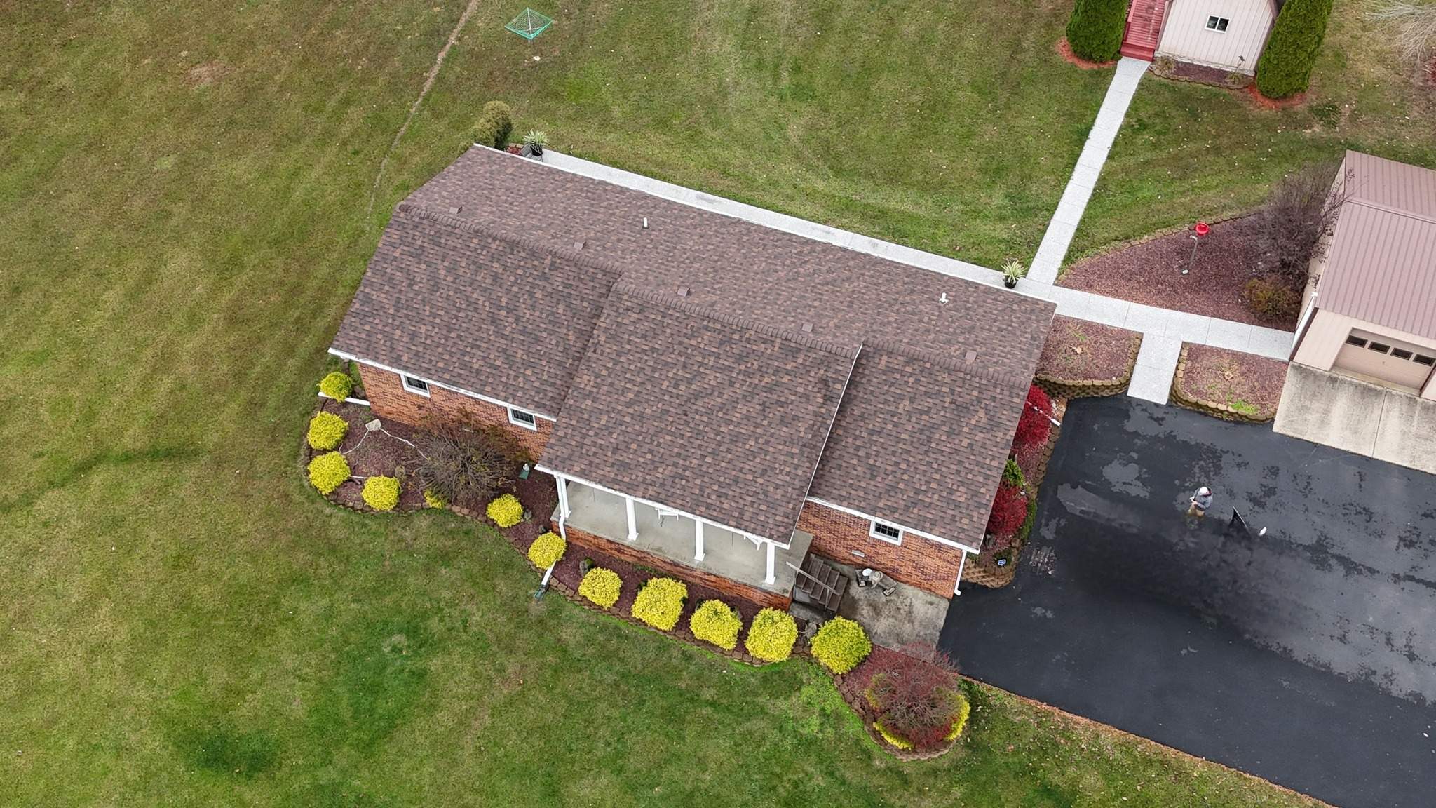 Residential Roofing Installation using Owens Corning Shingles by Leach and Brown Construction LLC