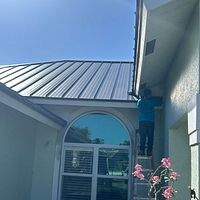 24ga 1.5" Mechanical Seam Medium Bronze  by Total Roofing System The Metal Roof Experts