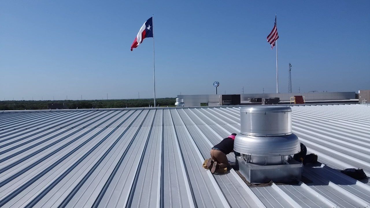 Metal Roof Repair Restoration - Pleasanton, TX 78064 - Rox Roofing by Rox Roofing