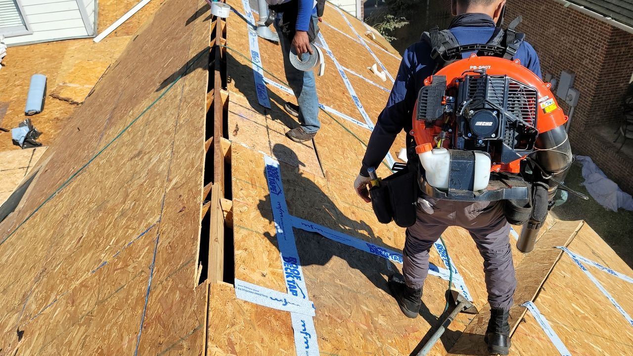 Residential Roofing Installation using Roof Replacement by American Roofing & Construction LLC