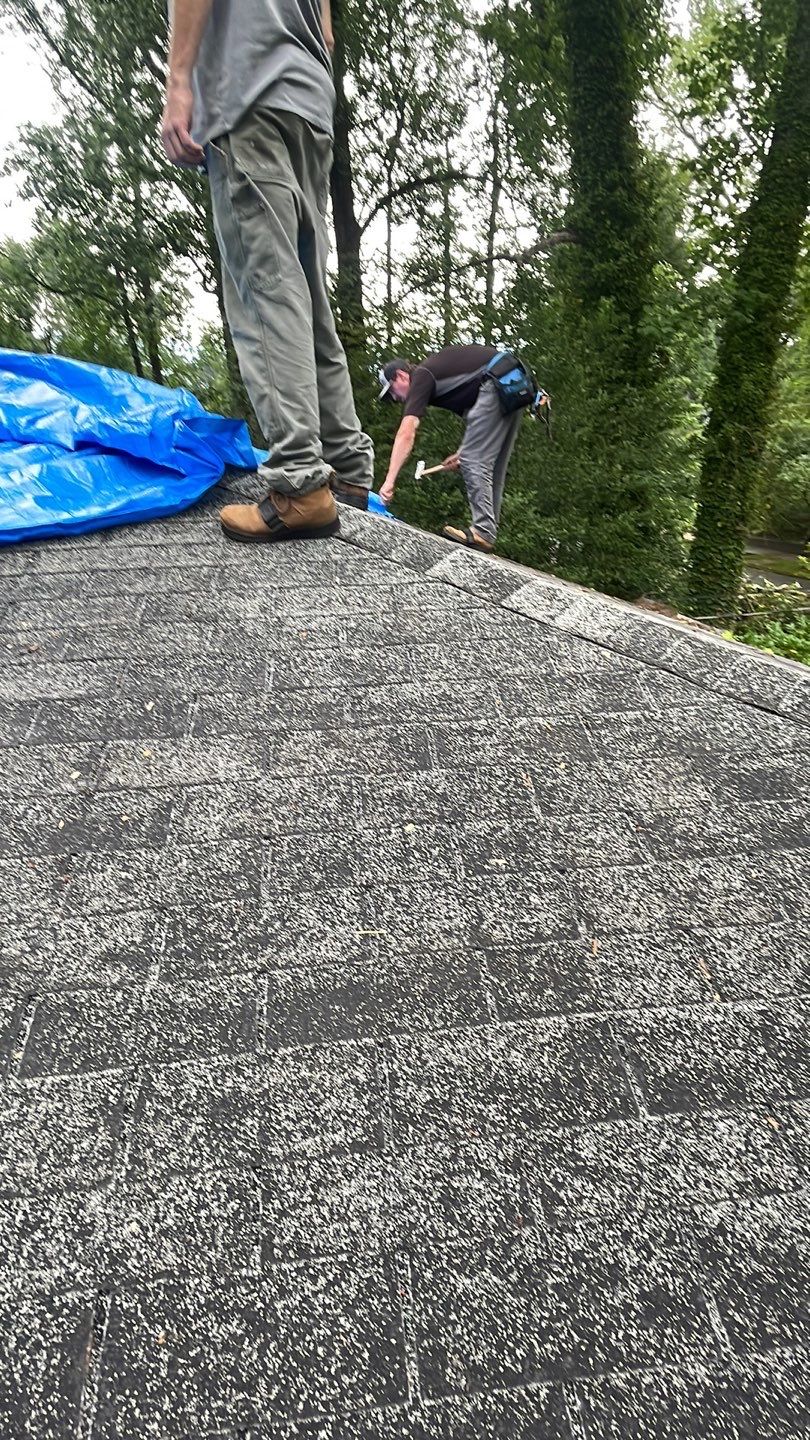 Emergency Roofing Services using GAF HDZ Architectural Asphalt Shingles by Mosaic Roofing Company