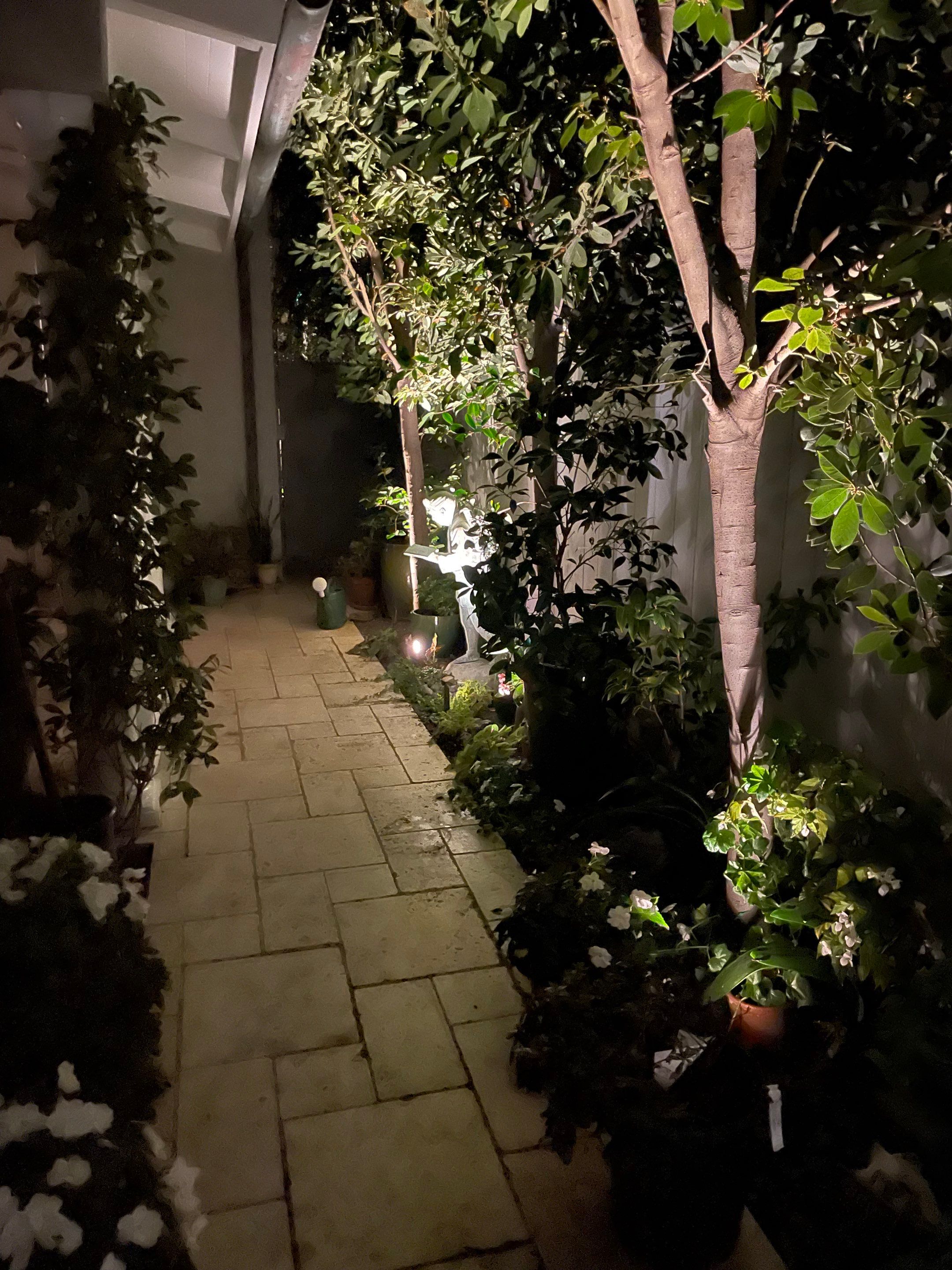 Long Beach Landscape and Architectural Lighting Revamp by Outdoor Lights + Shades