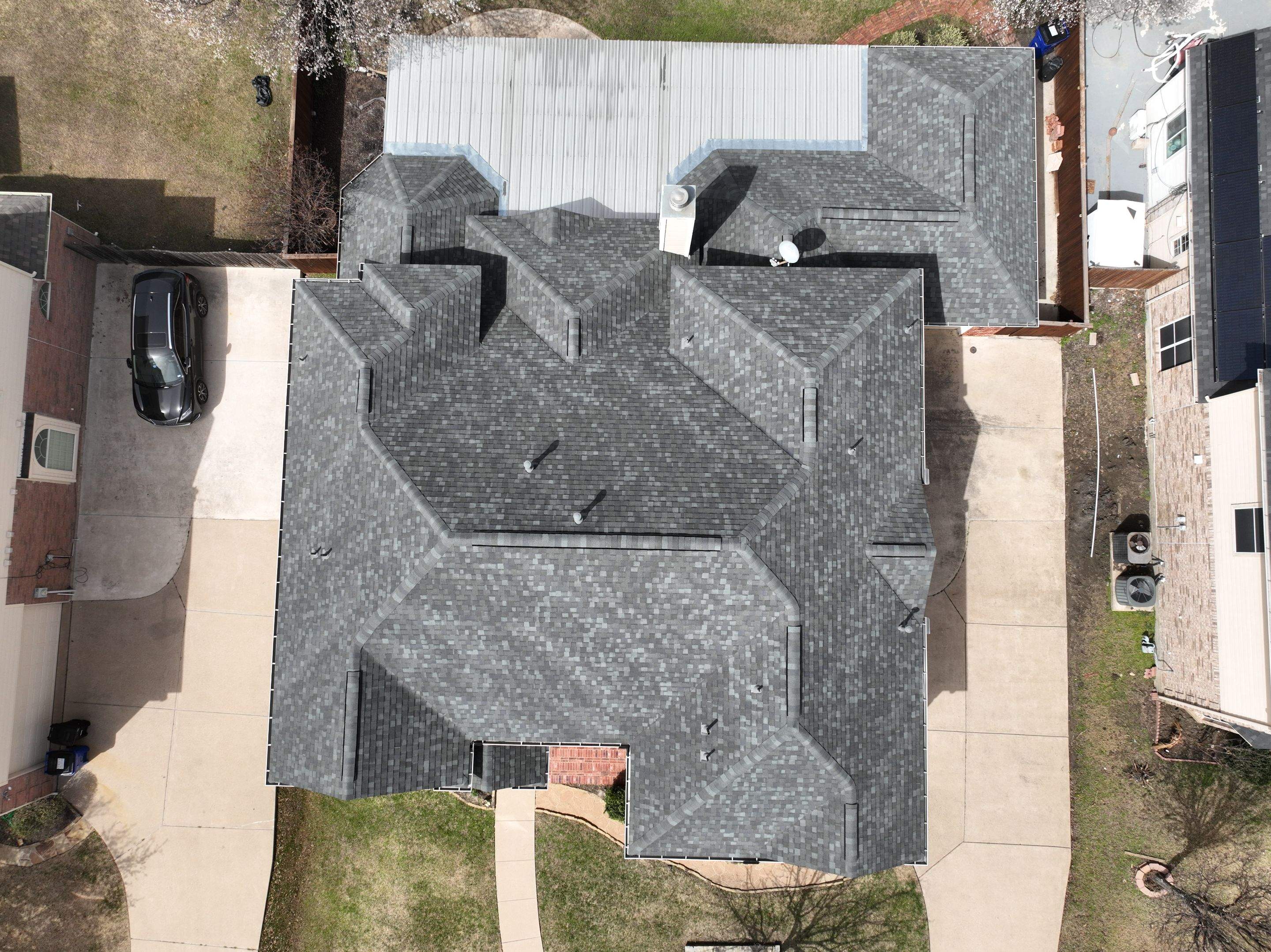 Residential Roofing Installation using CertainTeed Landmark MaxDef Georgetown Grey by OneSource Roofing and Restoration