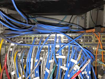 Structured cabling installation by CimaSolutions