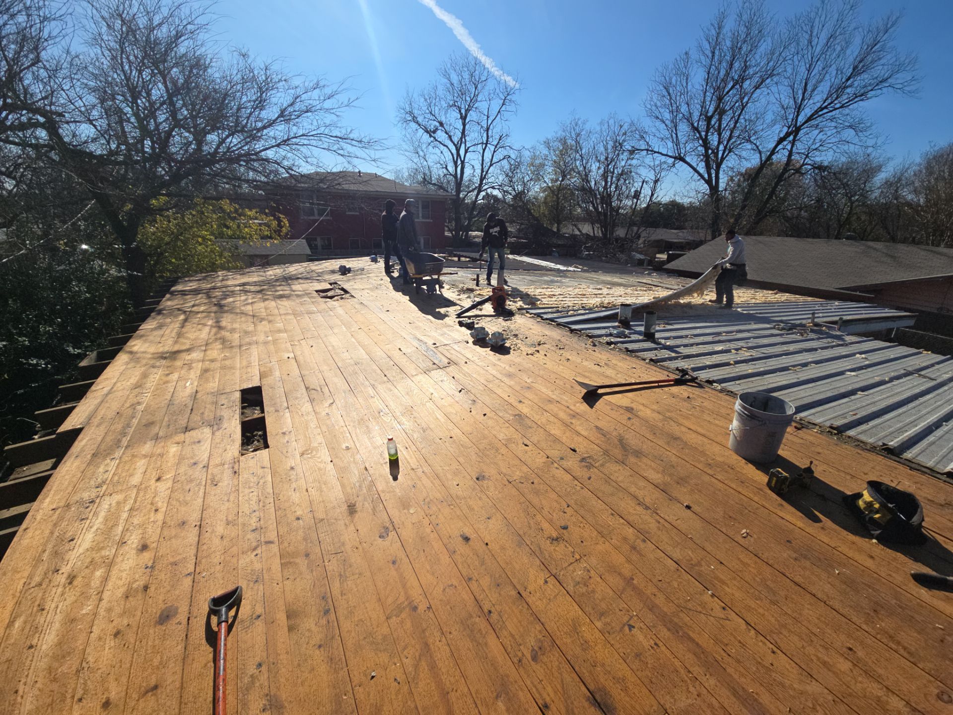 Cleburne, Tx - Metal Roof Install 24 Gauge R Panel by DT Roofing - Seth Wells