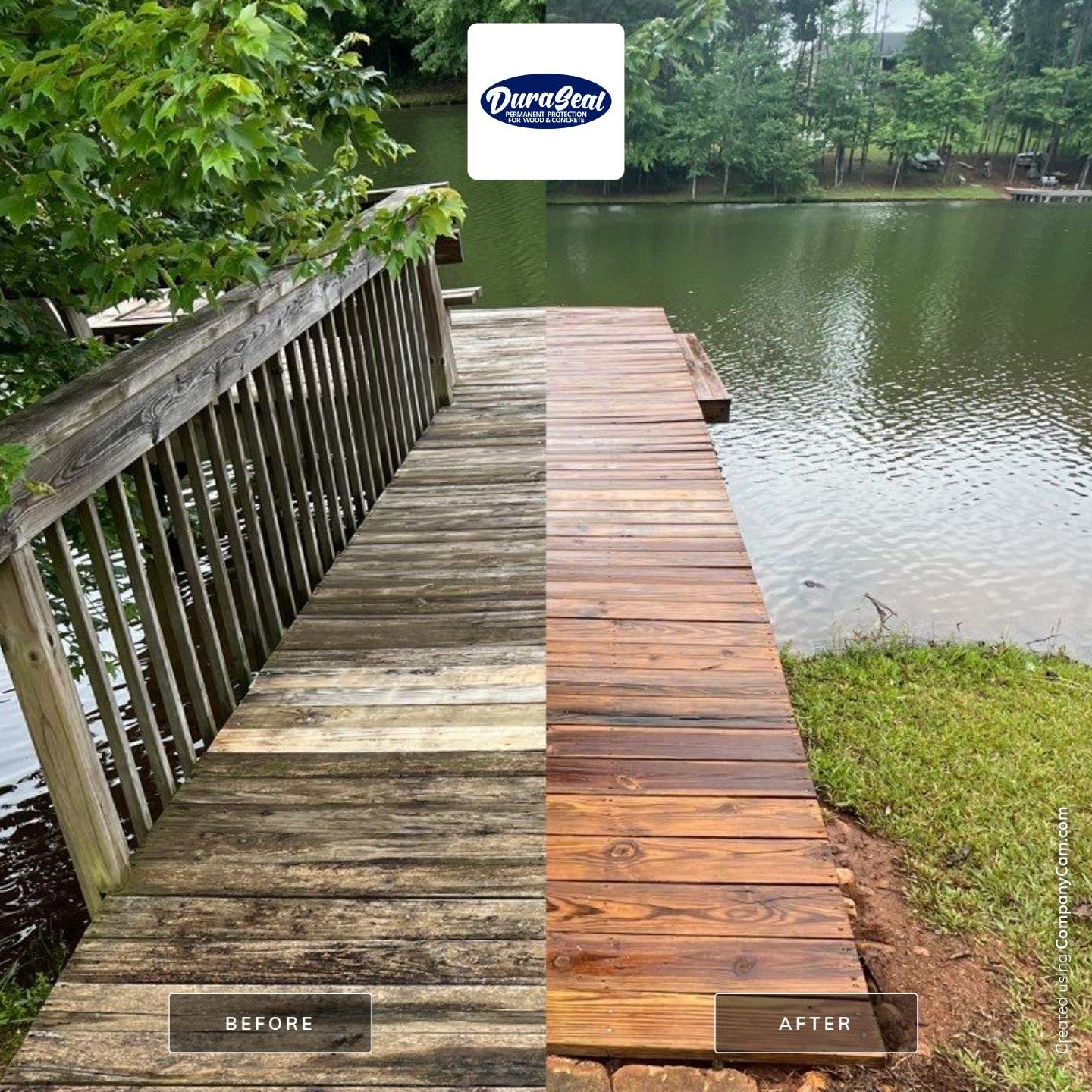 Dock using Wood Sealant by DuraSeal