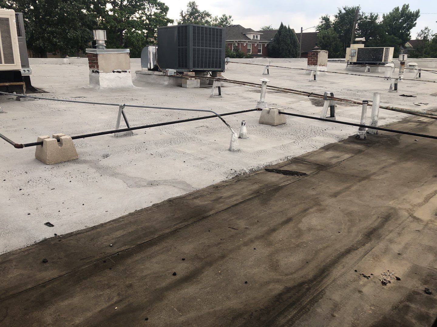  Commercial Roofing Installation using MuleHide .60 TPO - White-- Fully Adhered by A to Z Roofing