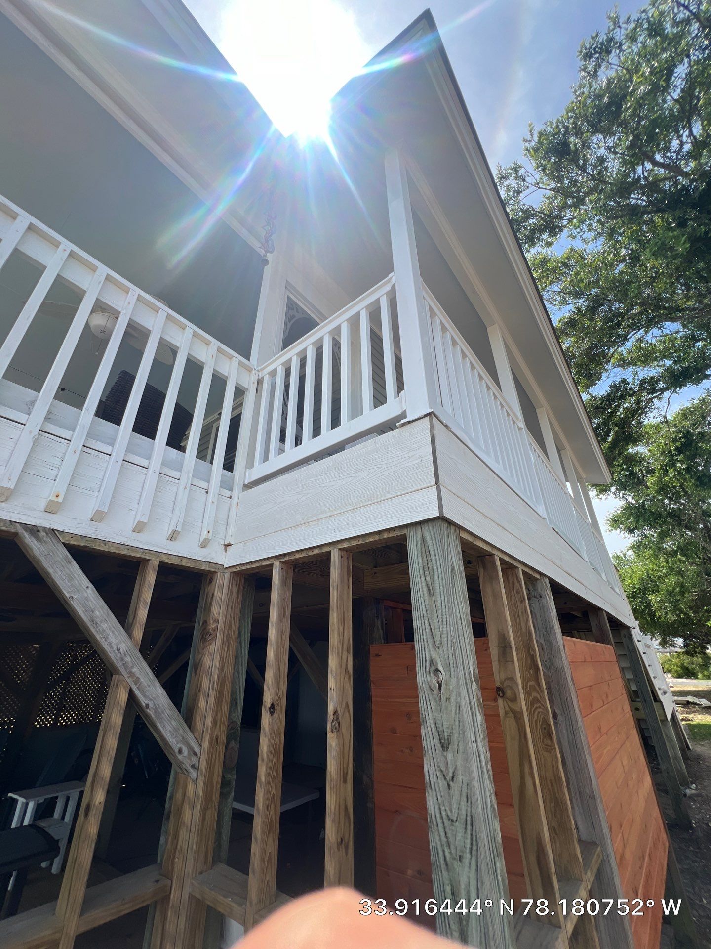 Framing Steps using Trex Enhance Grooved 1" X 12' Rocky Harbor by RGR Construction and Roofing, LLC