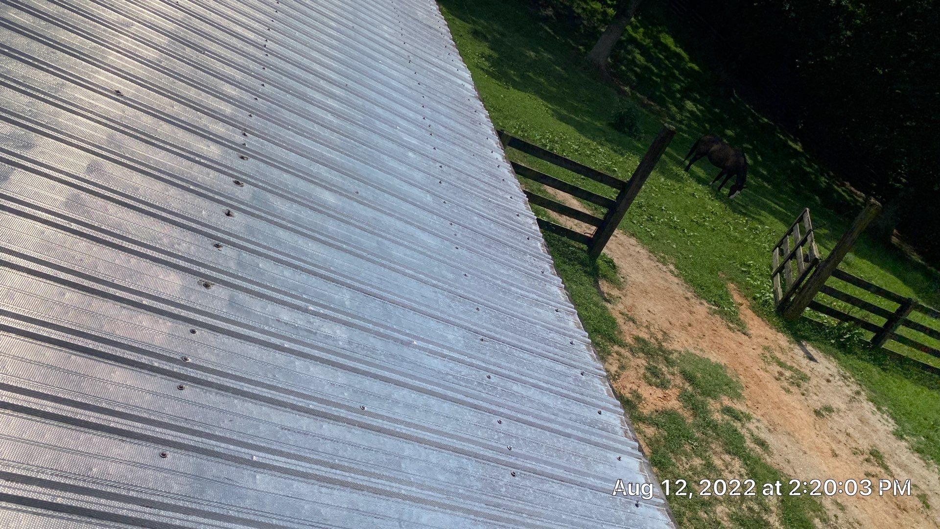 Beautiful Standing Seam Metal Roof by Just In Time Roofing and Restoration