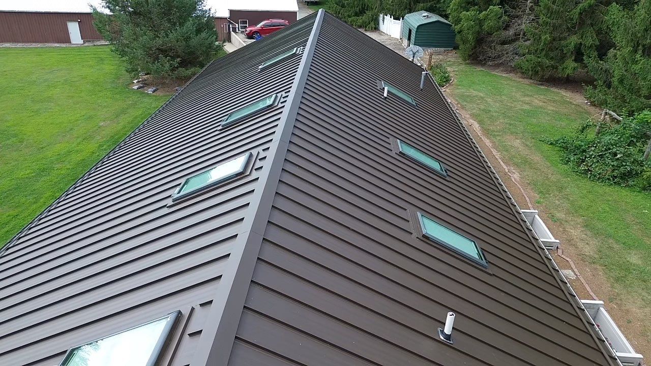 Standing Seam Project in Edgerton, OH by 4Ever Metal Roofing