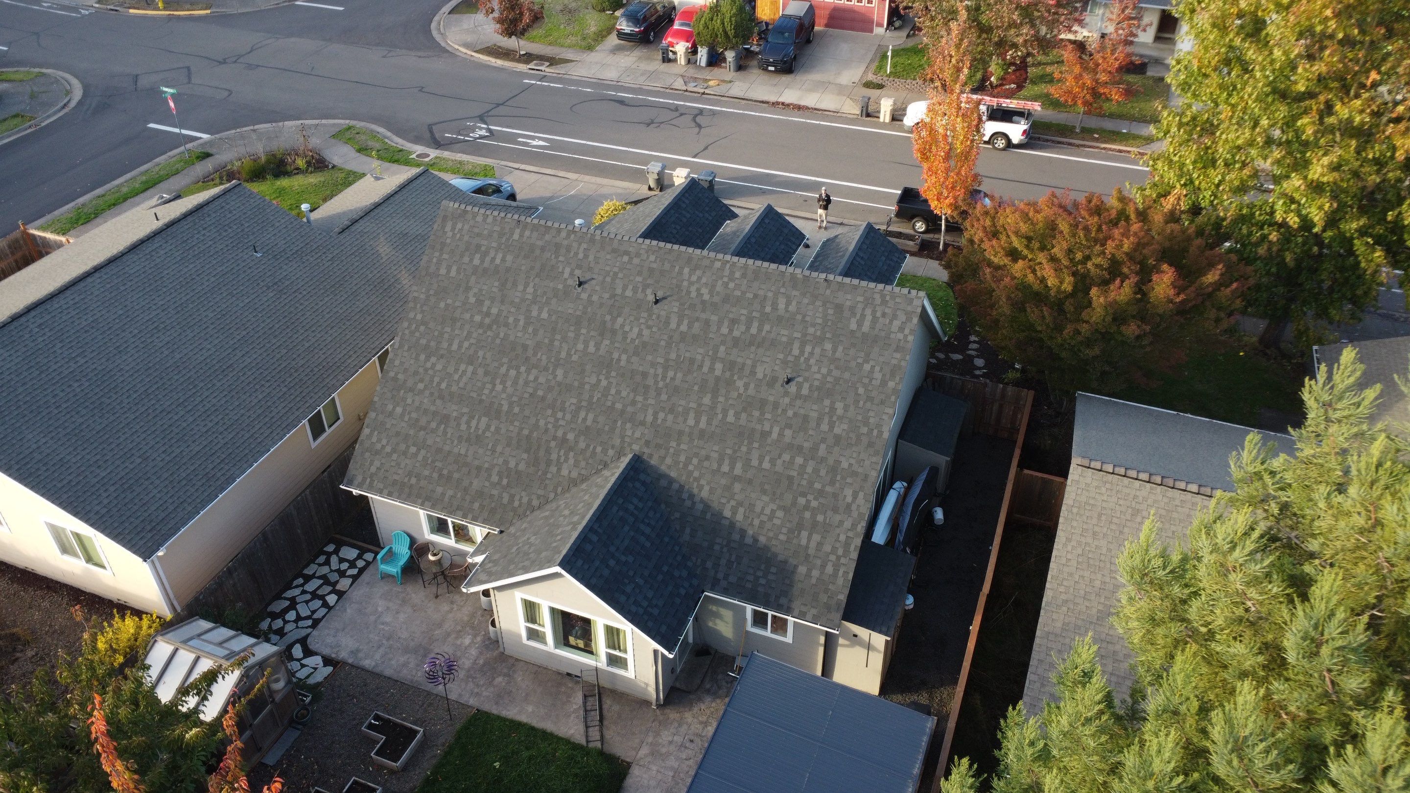 Granite Black Residential Roof Replacement by Orezona Building & Roofing Company, Inc.