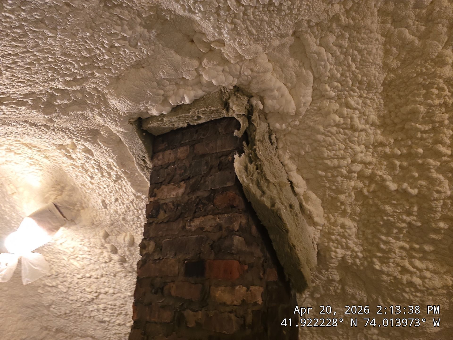 Attic Insulation using open cell spray foam by NYS Foam & Energy