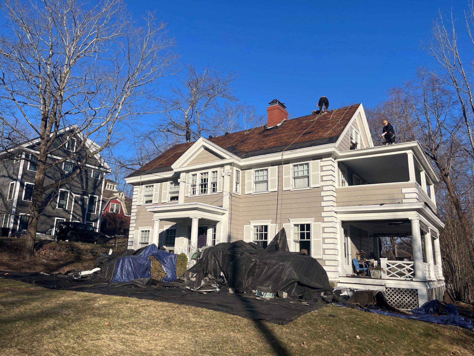 This Roof is a Biggins - Portsmouth, NH - This Beautiful Home Deserved a New Roof by Tall pine roofing