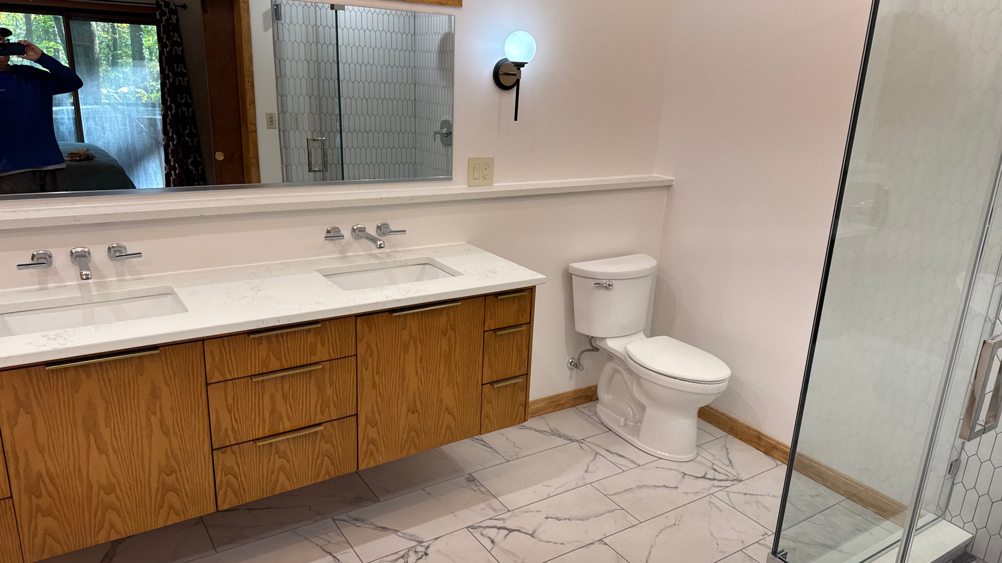 Shalom Bathroom Remodel by Integrity Tile and Home LLC