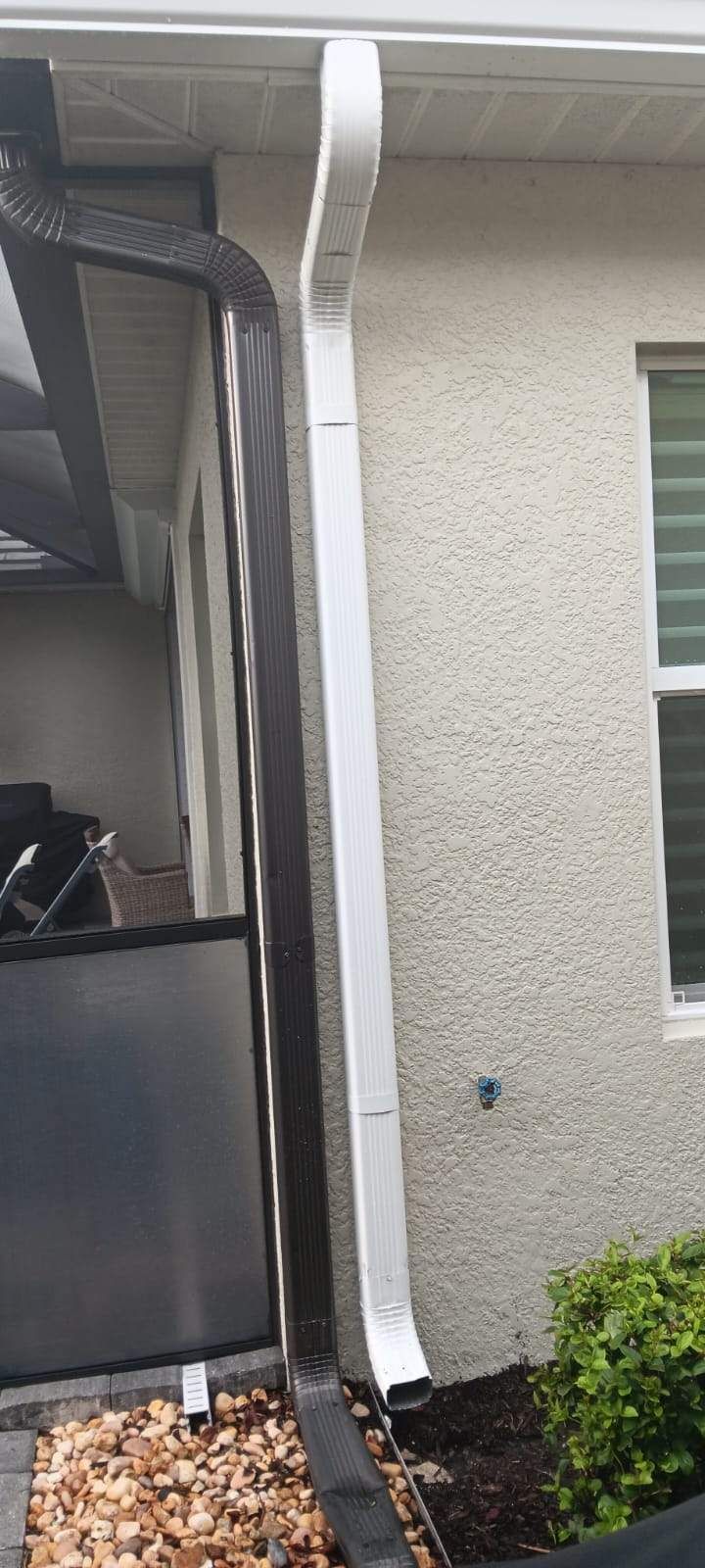 Splash Guard Gutters for Heavy Rain Areas in Fort Myers FL by Gutter Professors