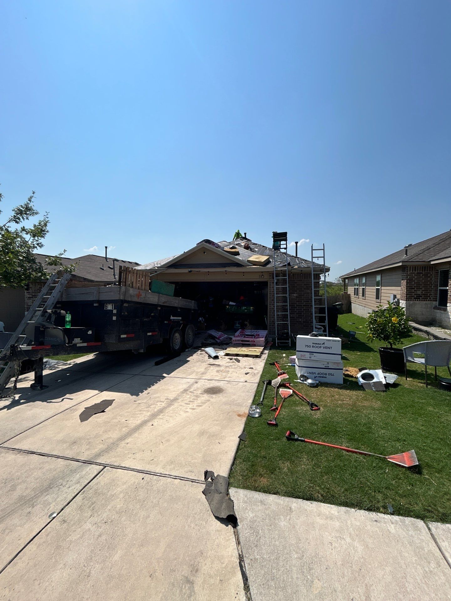 Project in San Marcos by Rhino Roofing and General Contracting, LLC