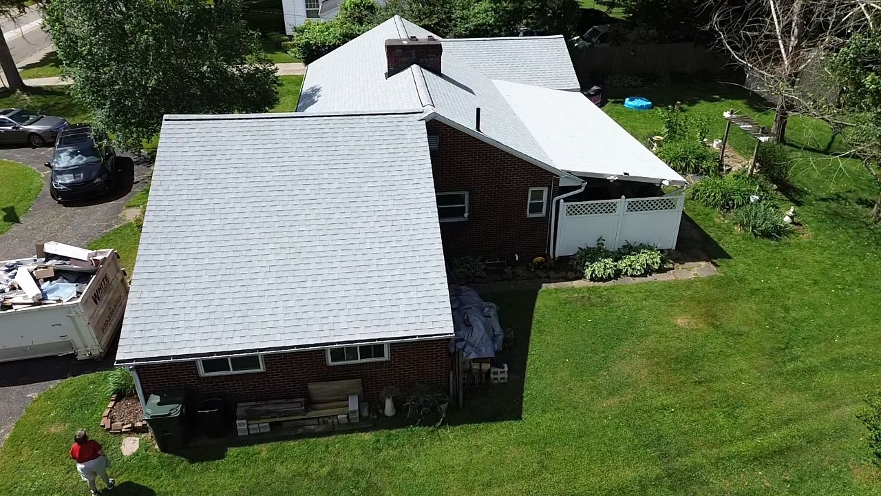 Atlas Pinnacle, Color, Oyster Shell, Drip Edge, Color, White by Eagle Eye Roofing
