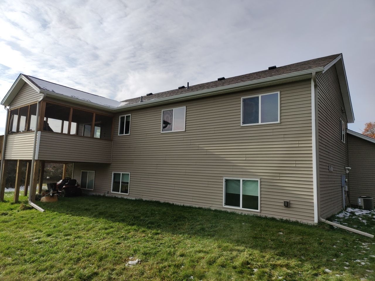5" Gutters in Big Lake by Next Level Seamless Gutters / Exteriors Inc.