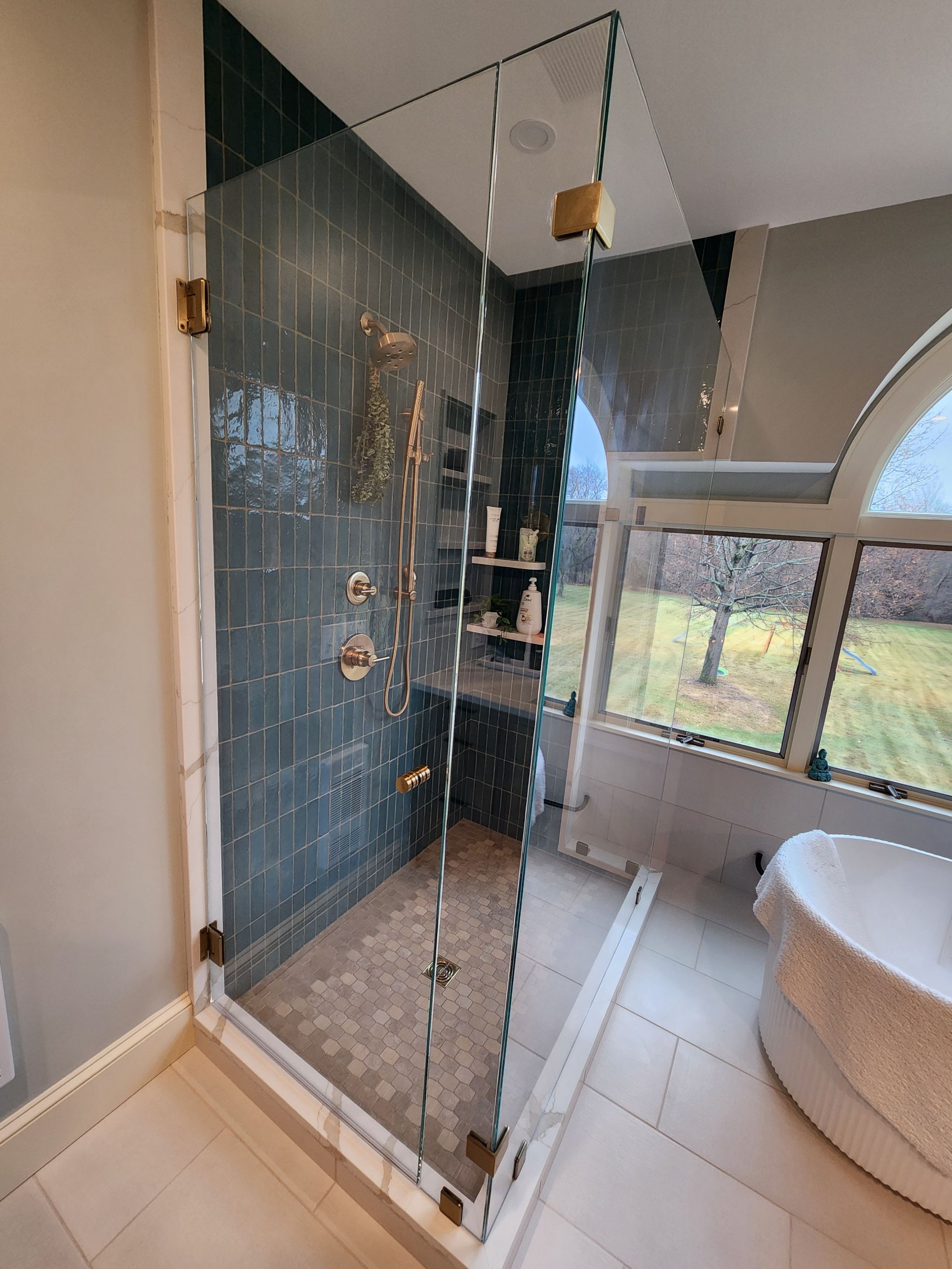Frameless Shower Enclosure by Cheshire Glass Company
