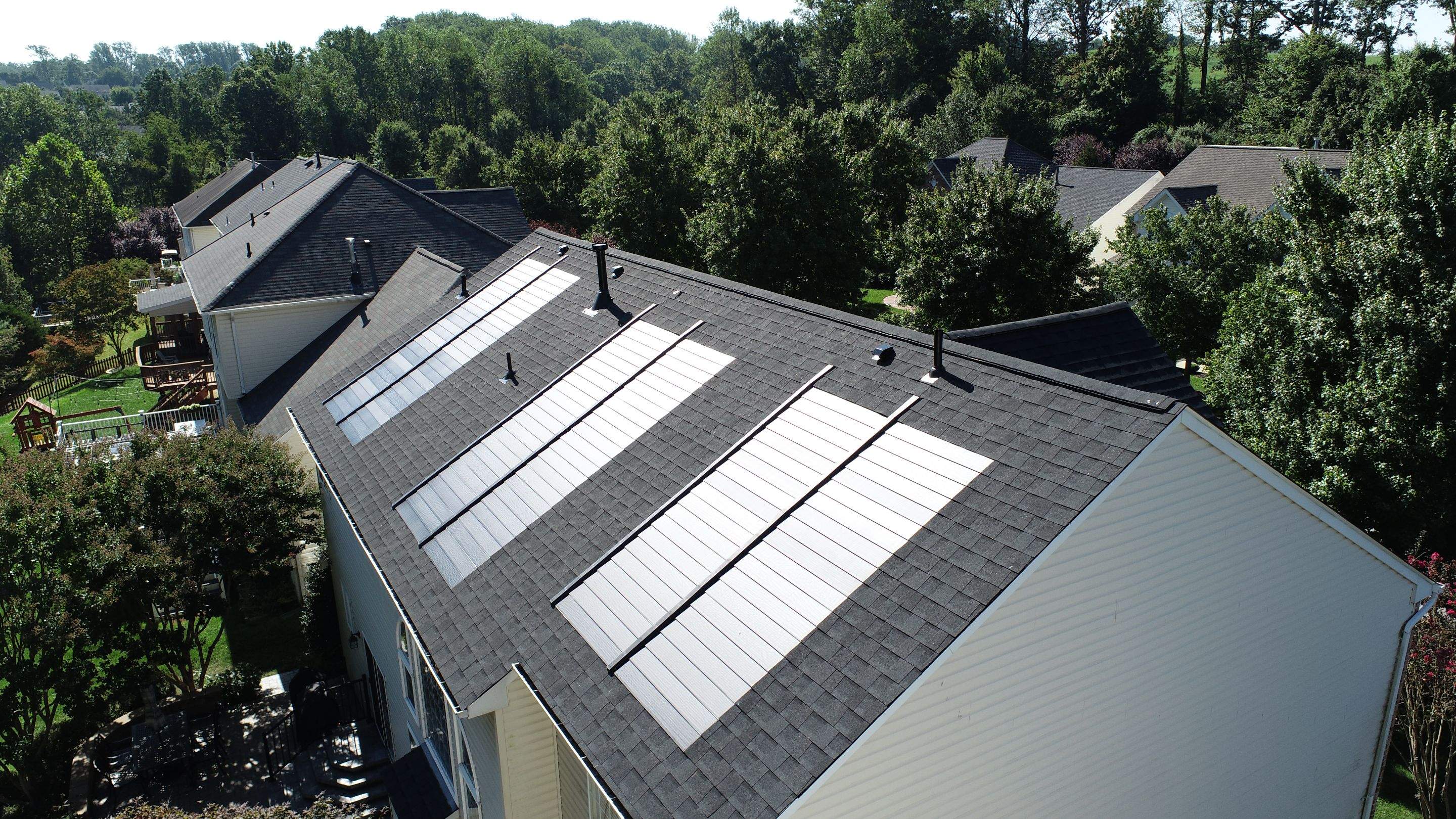GAF Timberline Solar Roof Ellicott City, MD by American Home Contractors