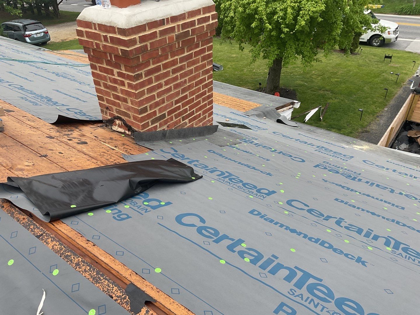 Residential Roofing Installation using CertainTeed Shingles by Alpha Design Services