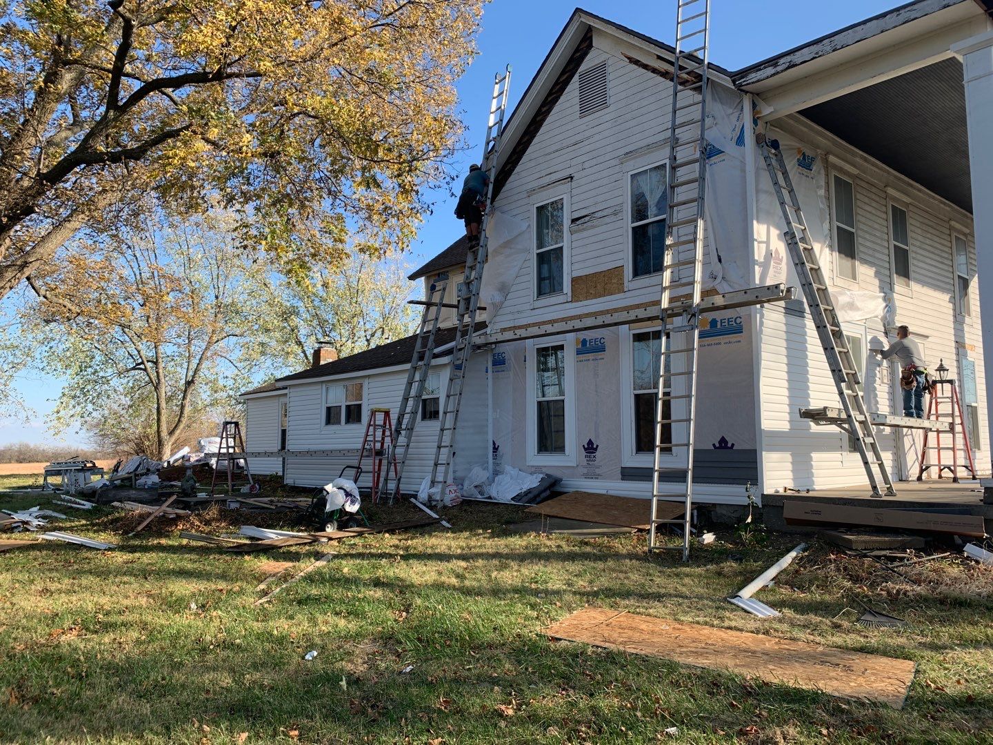 Siding Installation using Market Square by EEC  Windows, Siding & Roofing 