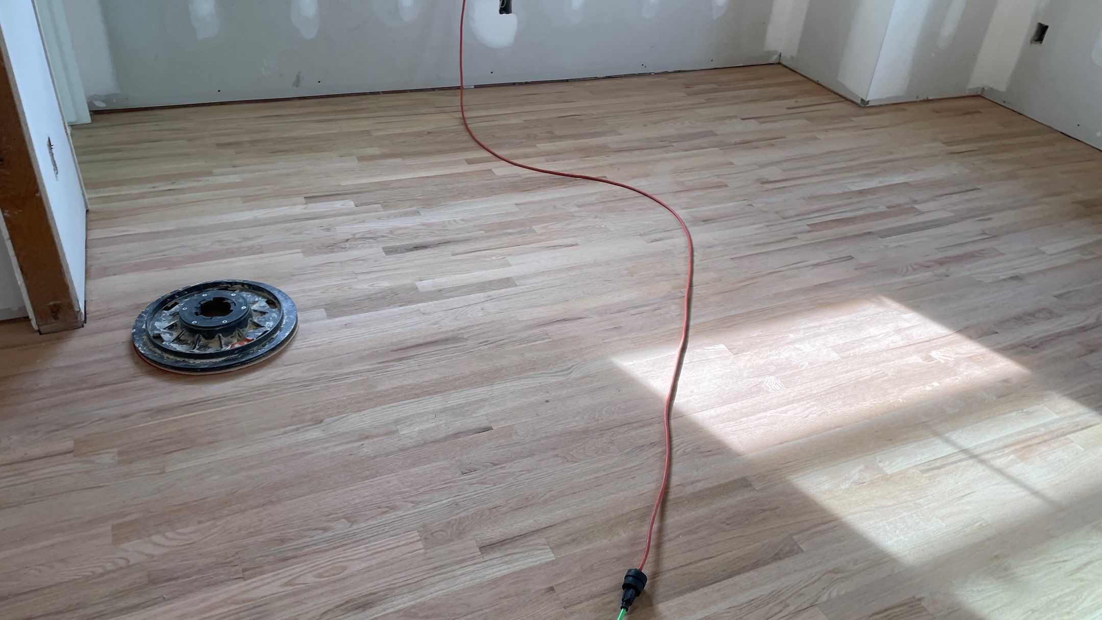 Remodeled Home with new tile floors, Showers and Refinished Oak Floors with stain and Waterbased Finish by Footprints Floors of Coastal Carolina