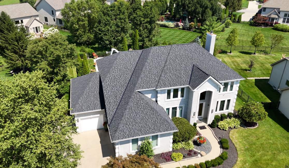 Asphalt Shingle Roof Replacement for Stucco Residence in Westerville