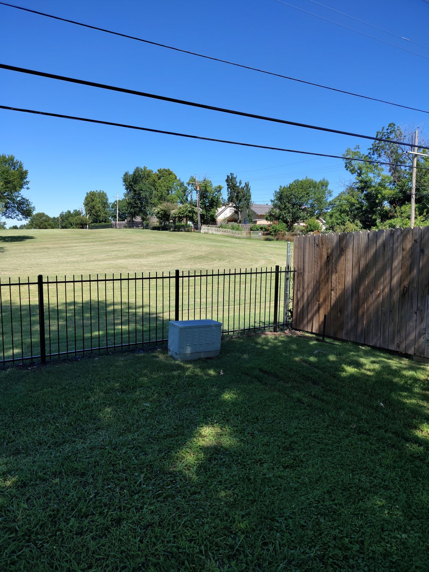 Custom Metal Fence Build by Clays Services Inc