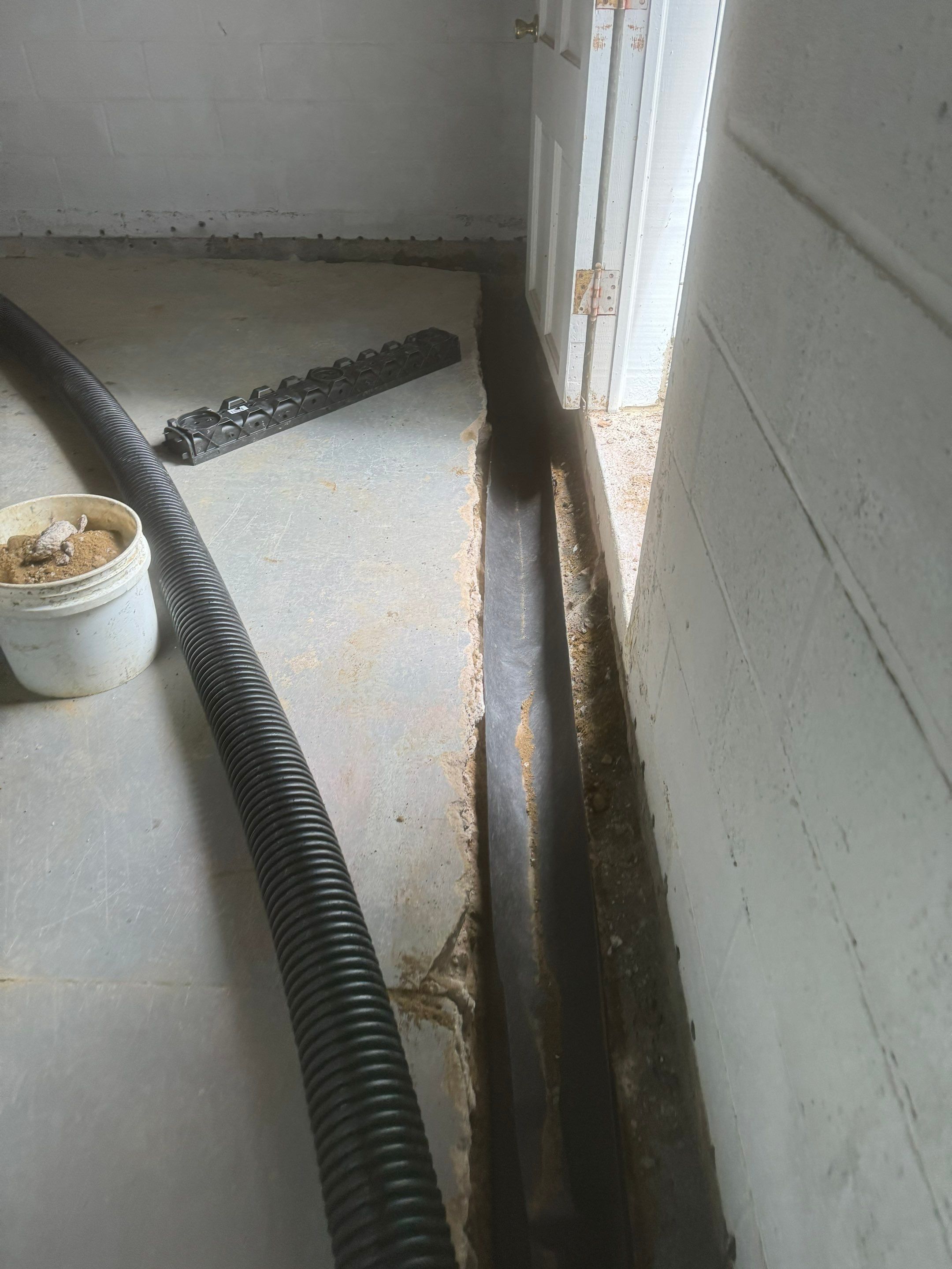 Interior French Drain Boonton NJ by Pure Service Pro, LLC 