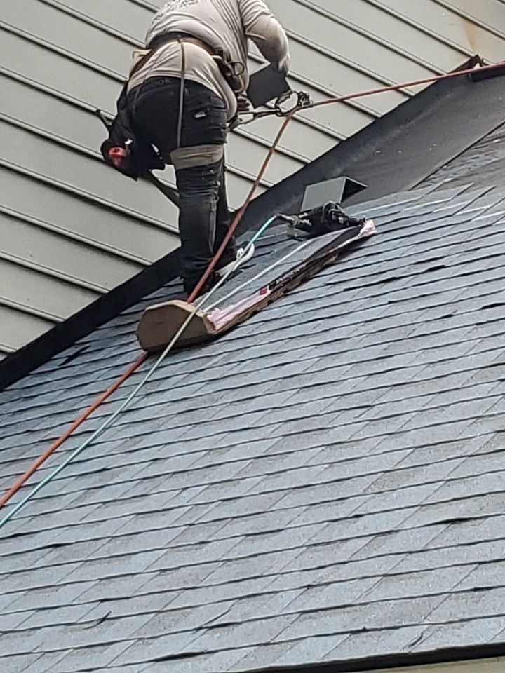 Residential Roofing and Porch Rebuild using Owens Corning Duration Shingles by Indigo State Roofing